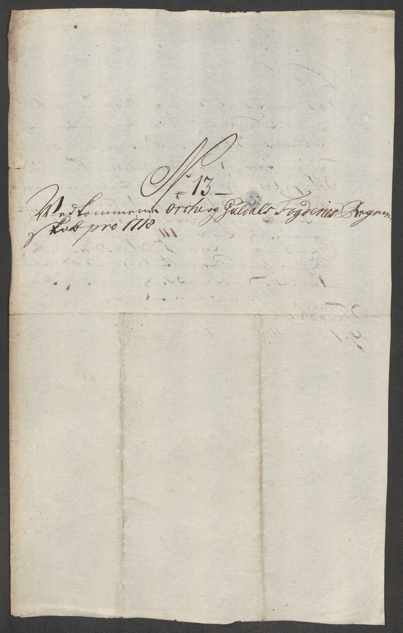 Rentekammeret inntil 1814, Reviderte regnskaper, Fogderegnskap, AV/RA-EA-4092/R60/L3971: Fogderegnskap Orkdal og Gauldal, 1718, s. 145