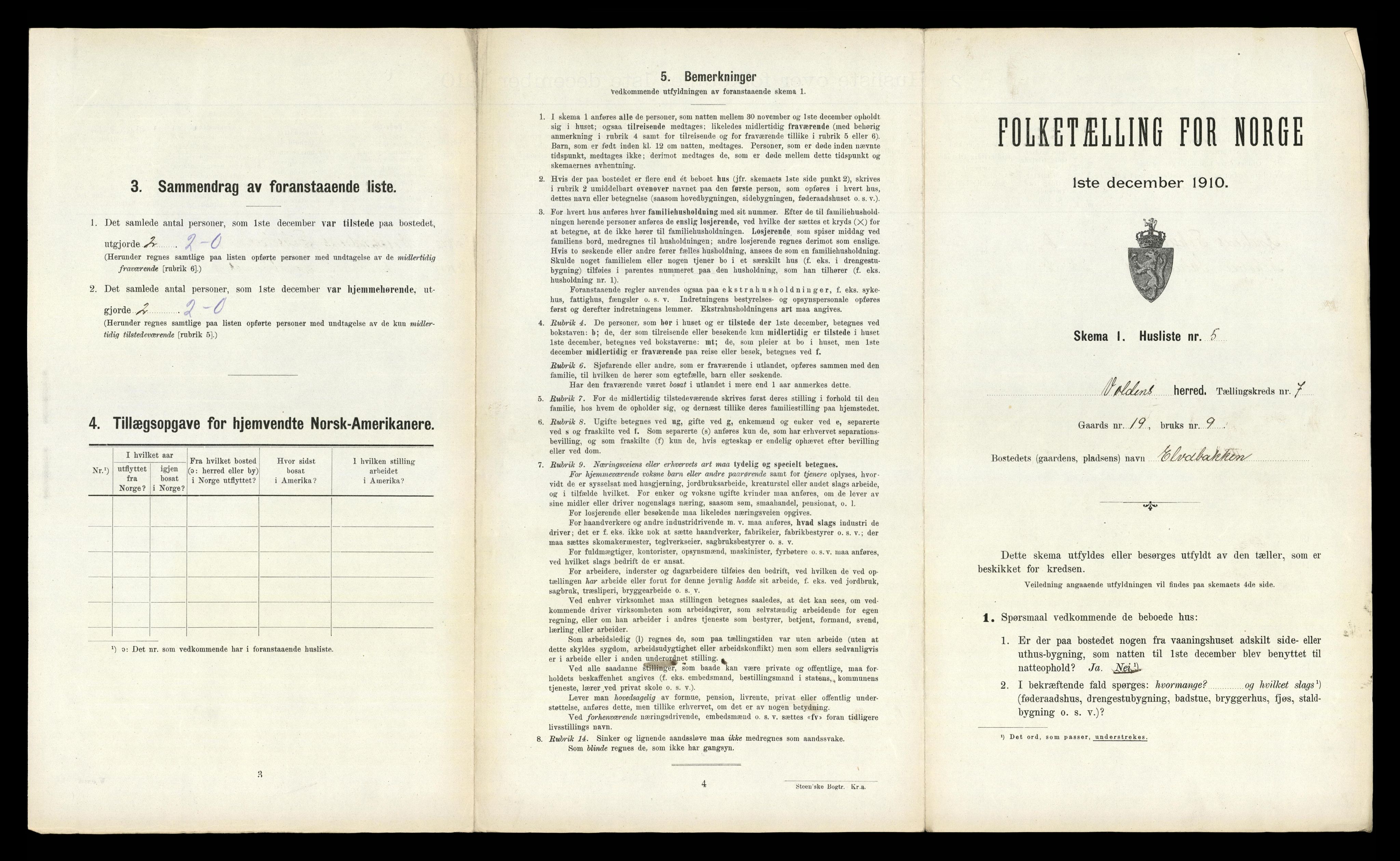 RA, Folketelling 1910 for 1519 Volda herred, 1910, s. 534