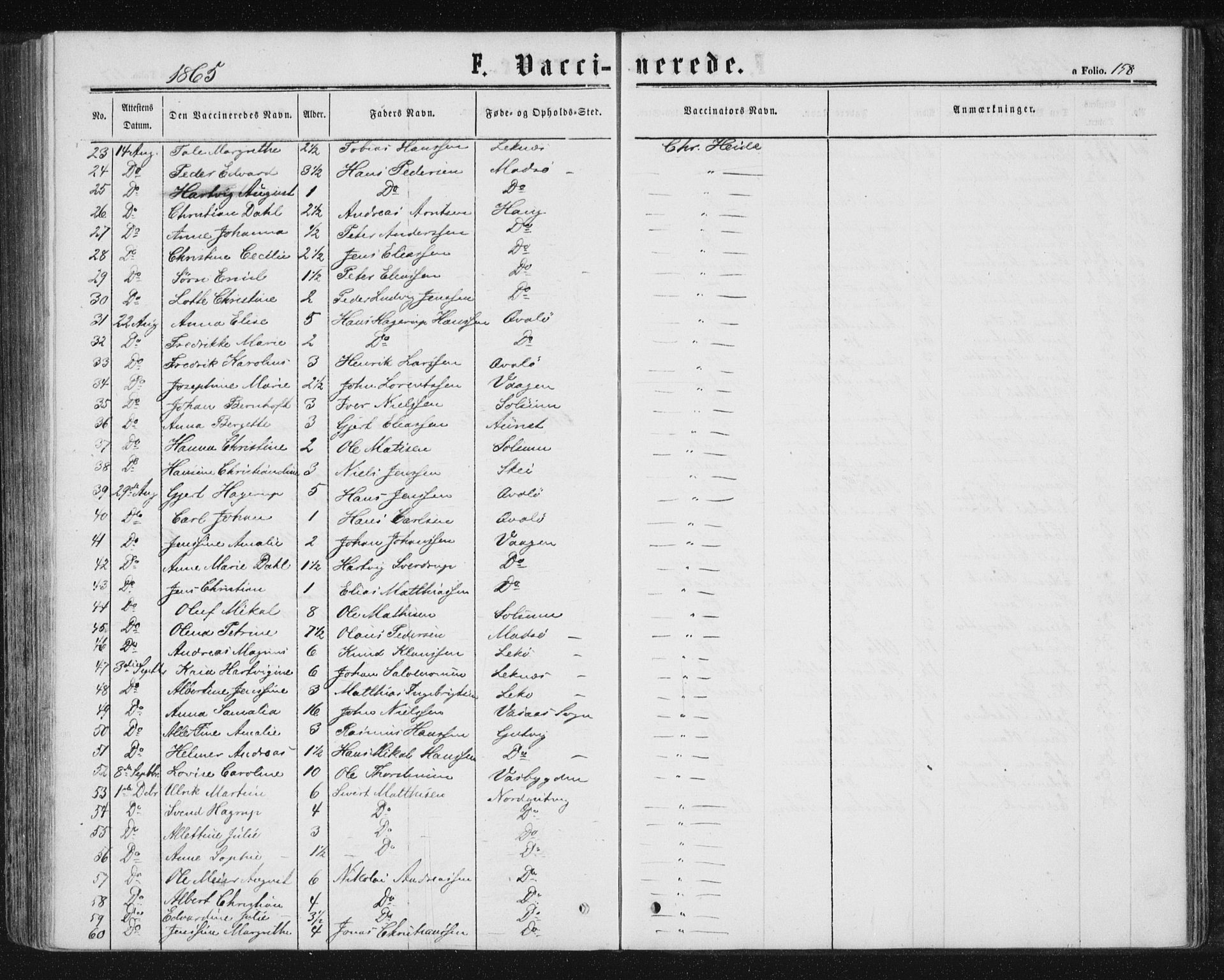 Ministerialprotokoller, klokkerbøker og fødselsregistre - Nord-Trøndelag, SAT/A-1458/788/L0696: Ministerialbok nr. 788A03, 1863-1877, s. 158