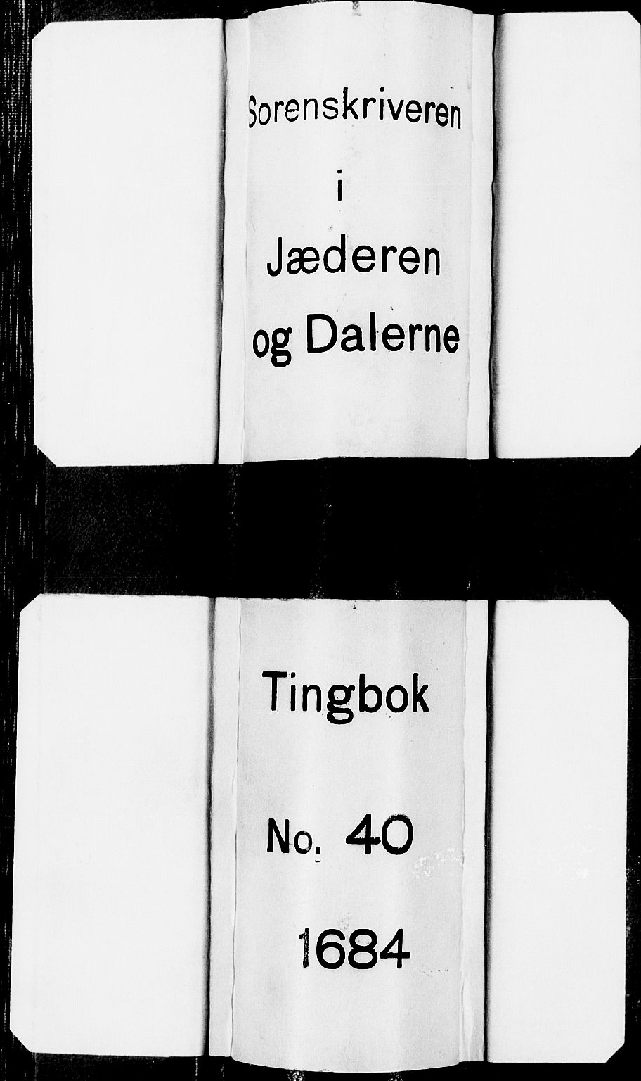 Jæren og Dalane sorenskriveri, SAST/A-100306/3/30/30BA/L0040: TINGBOK, 1684