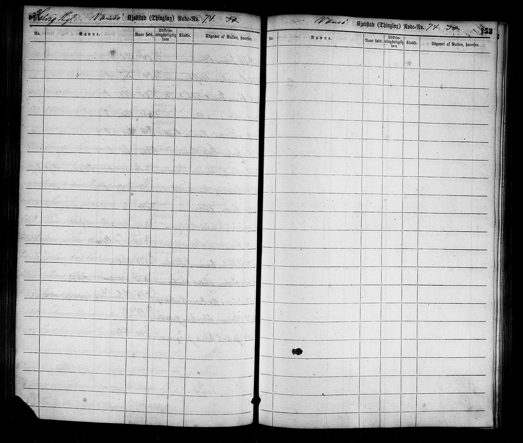 Farsund mønstringskrets, SAK/2031-0017/F/Ff/L0001: Utskrivningsregisterrulle, nr som i hovedrulle, M-16, 1860-1900, s. 157