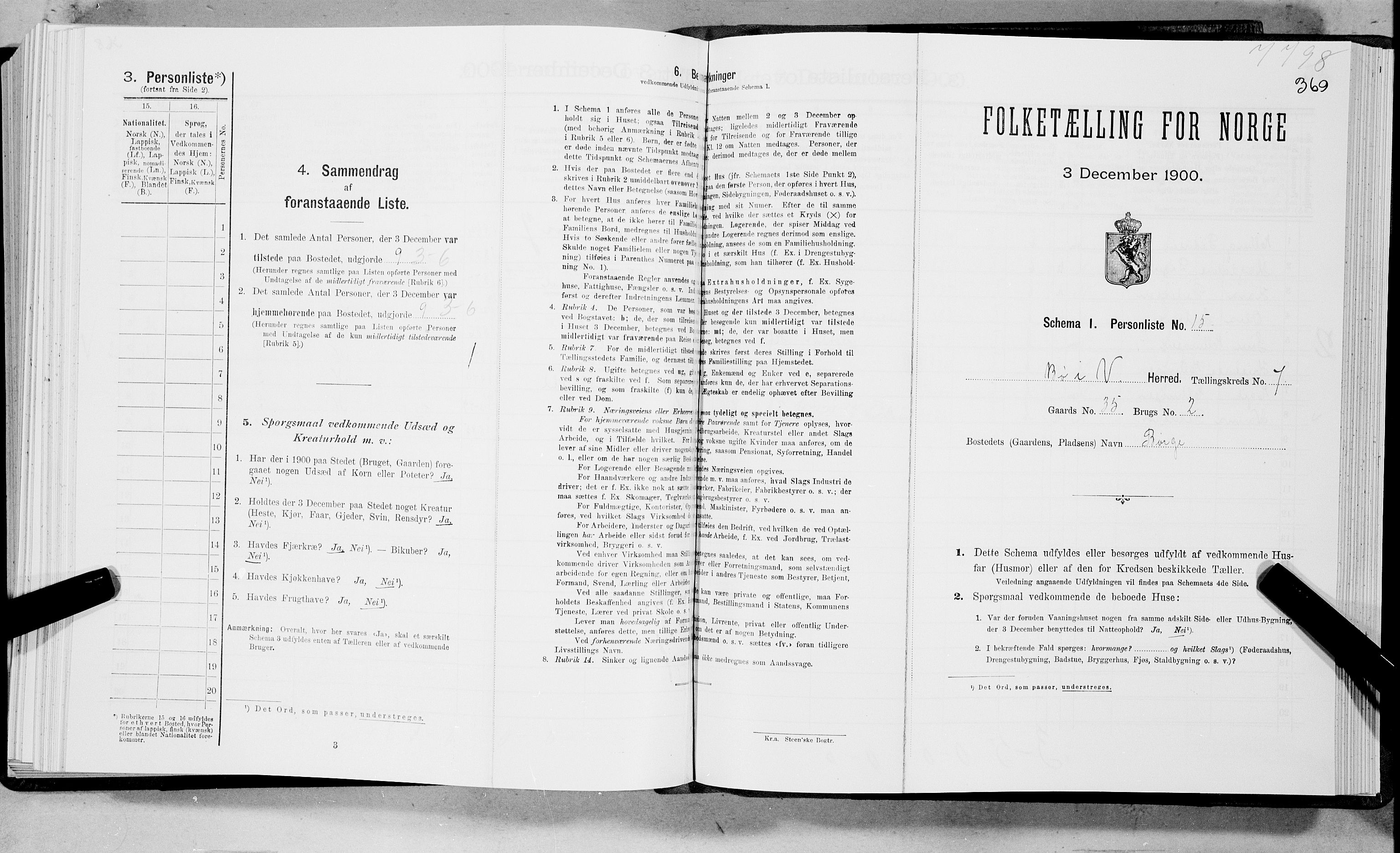 SAT, Folketelling 1900 for 1867 Bø herred, 1900, s. 780