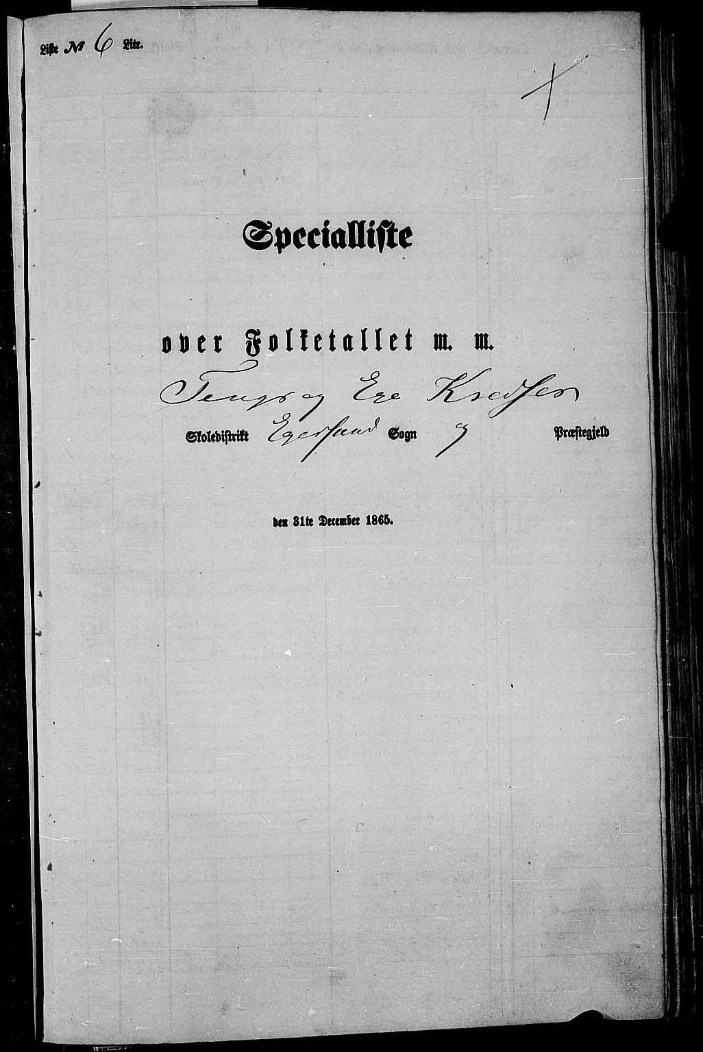 RA, Folketelling 1865 for 1116L Eigersund prestegjeld, Eigersund landsokn og Ogna sokn, 1865, s. 102