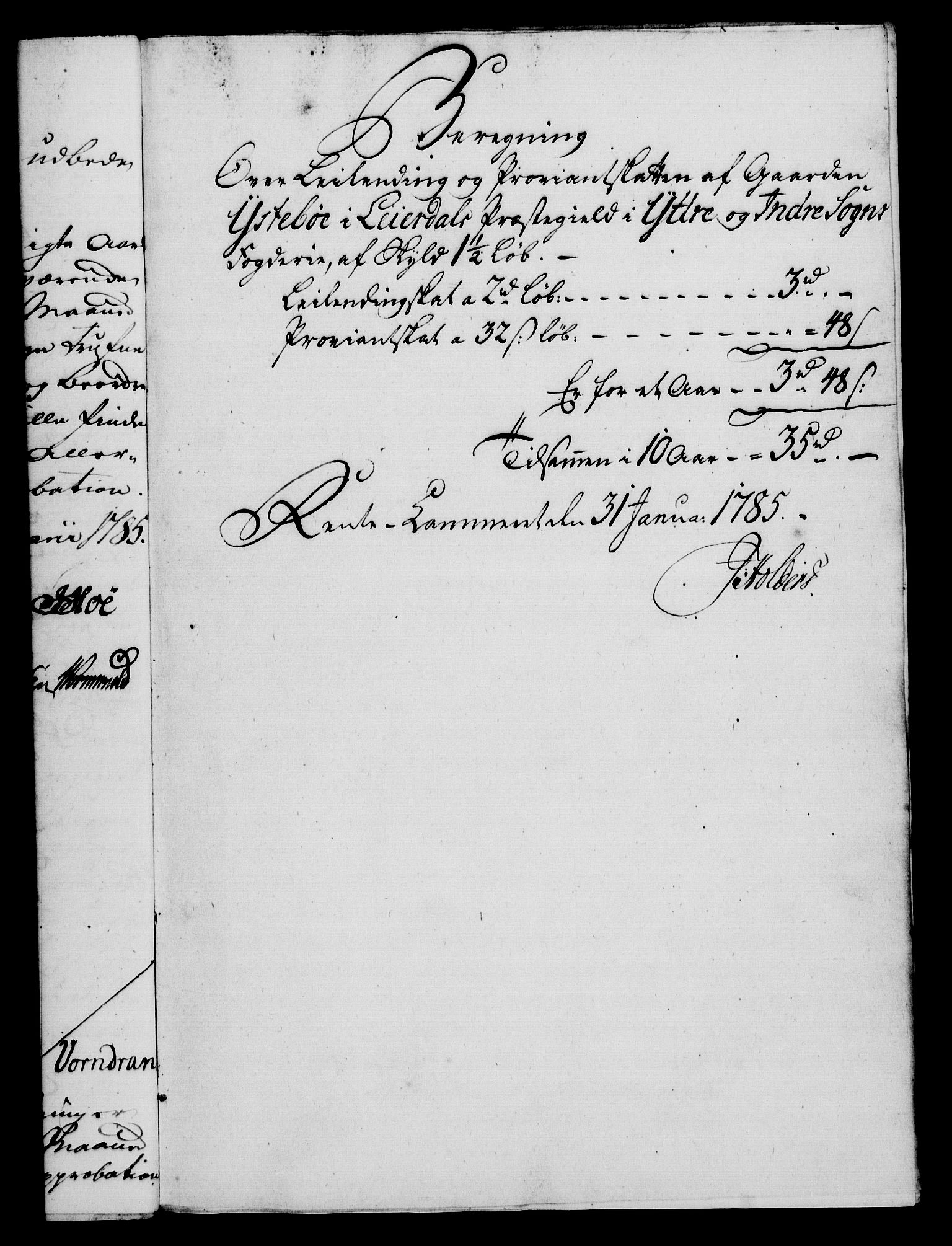 Rentekammeret, Kammerkanselliet, RA/EA-3111/G/Gf/Gfa/L0067: Norsk relasjons- og resolusjonsprotokoll (merket RK 52.67), 1785, s. 204