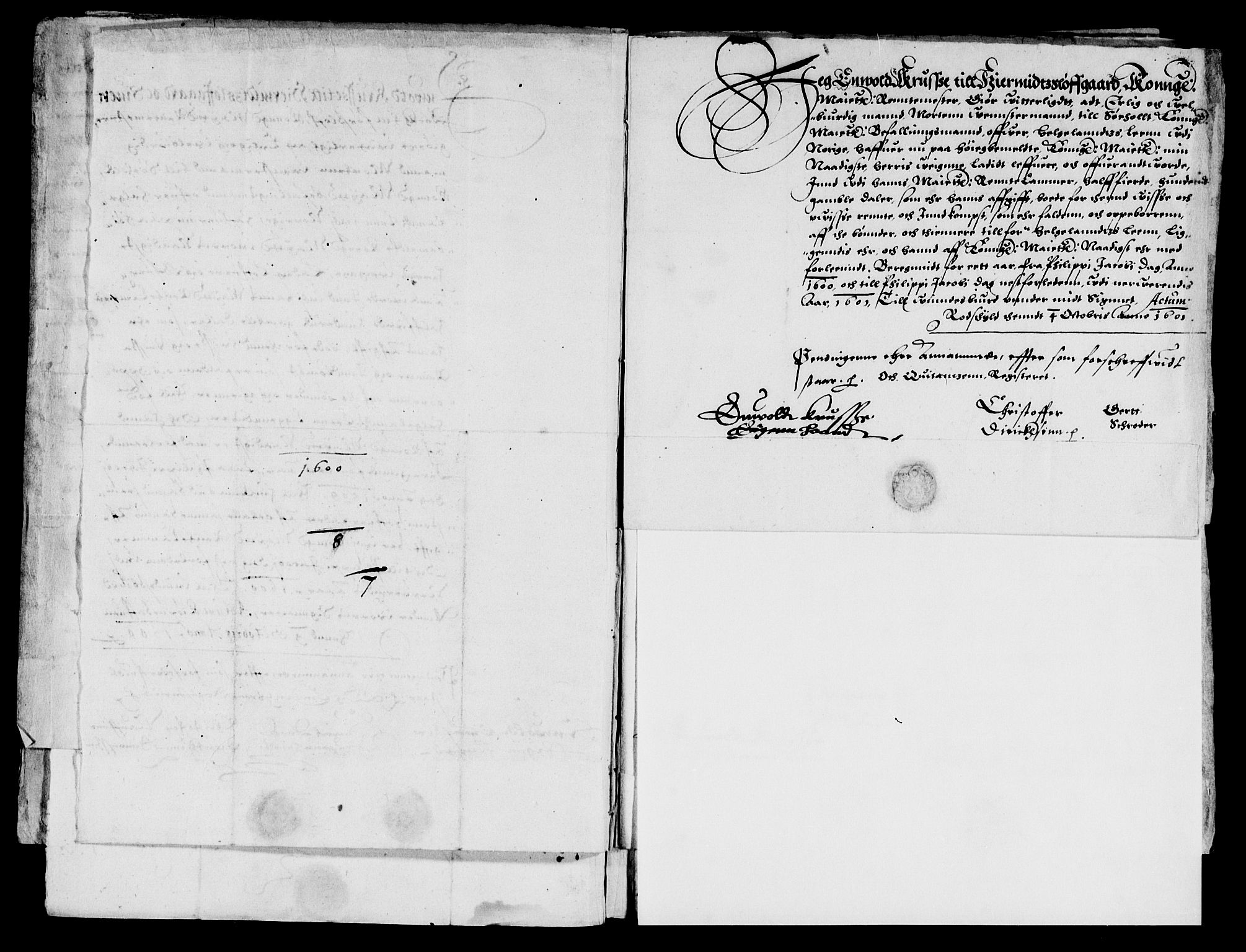 Rentekammeret inntil 1814, Reviderte regnskaper, Lensregnskaper, AV/RA-EA-5023/R/Rb/Rbz/L0001: Nordlandenes len, 1592-1611