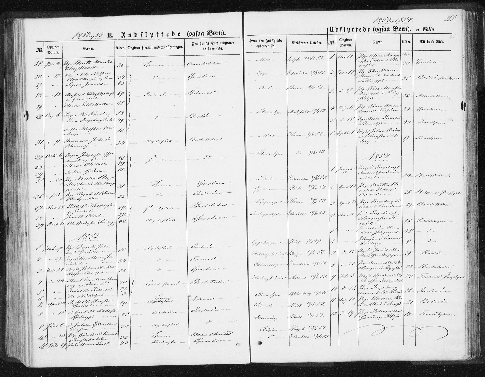 Ministerialprotokoller, klokkerbøker og fødselsregistre - Nord-Trøndelag, AV/SAT-A-1458/746/L0446: Ministerialbok nr. 746A05, 1846-1859, s. 265