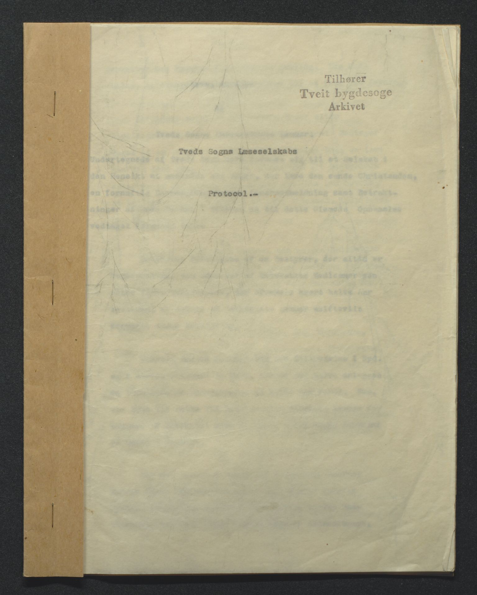 Tveit bygdesogenemnd, AV/SAK-D/0770/F/L0001: A - Emneordnet materiale, 1576-1945, s. 78