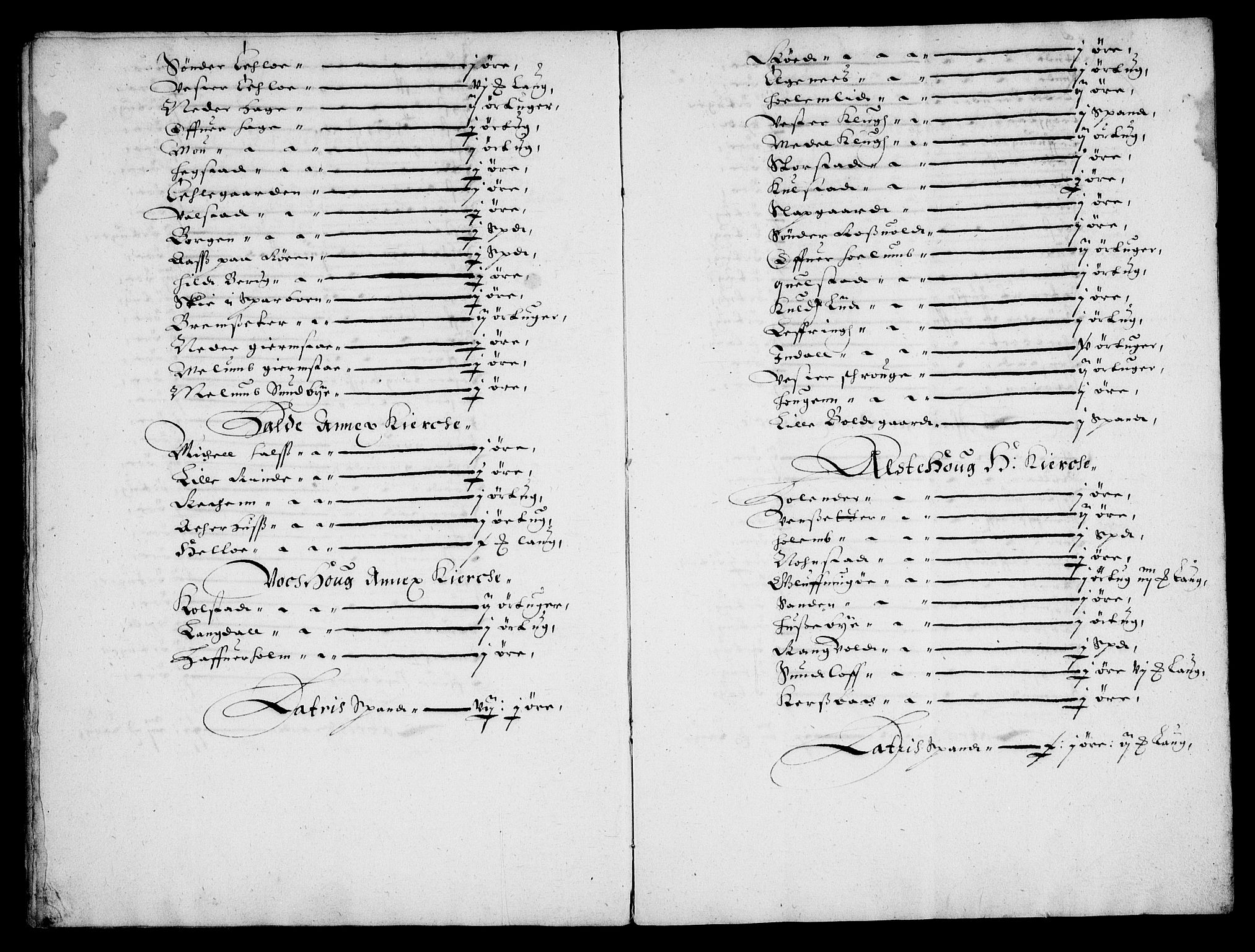 Rentekammeret inntil 1814, Realistisk ordnet avdeling, AV/RA-EA-4070/Fc/Fca/L0004/0003: [Ca IV]  Trondheim stift / "Stichtens Bog", 1654