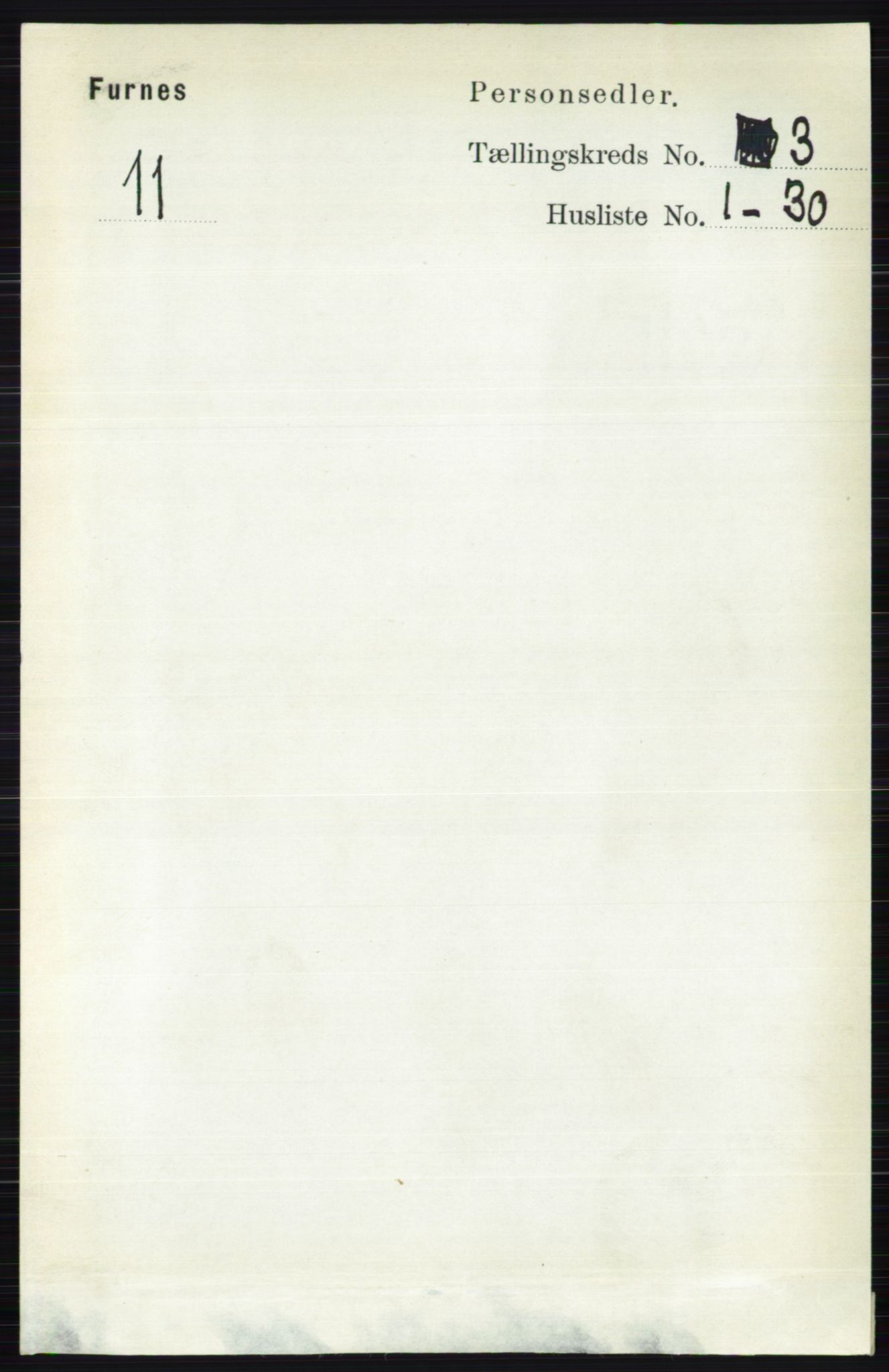 RA, Folketelling 1891 for 0413 Furnes herred, 1891, s. 1631
