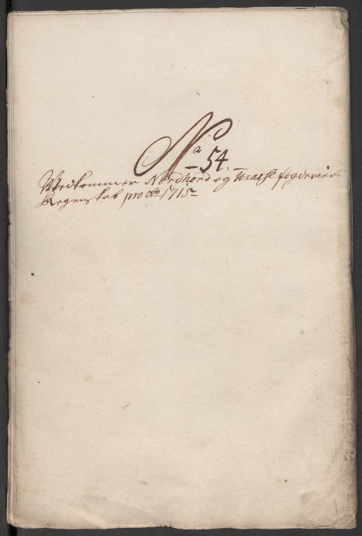 Rentekammeret inntil 1814, Reviderte regnskaper, Fogderegnskap, RA/EA-4092/R51/L3198: Fogderegnskap Nordhordland og Voss, 1715, s. 278