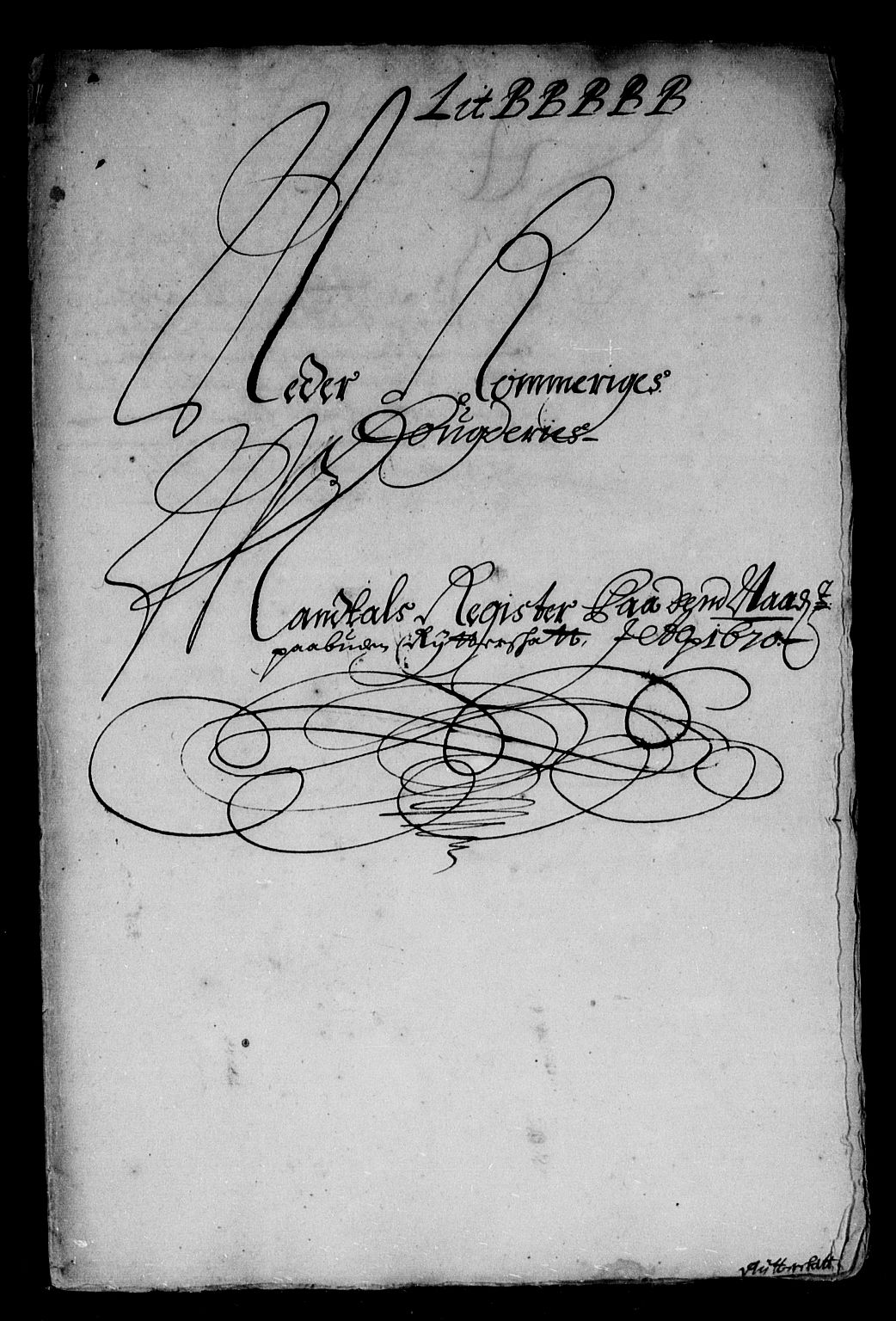 Rentekammeret inntil 1814, Reviderte regnskaper, Stiftamtstueregnskaper, Landkommissariatet på Akershus og Akershus stiftamt, AV/RA-EA-5869/R/Rb/L0073: Akershus stiftamt, 1670