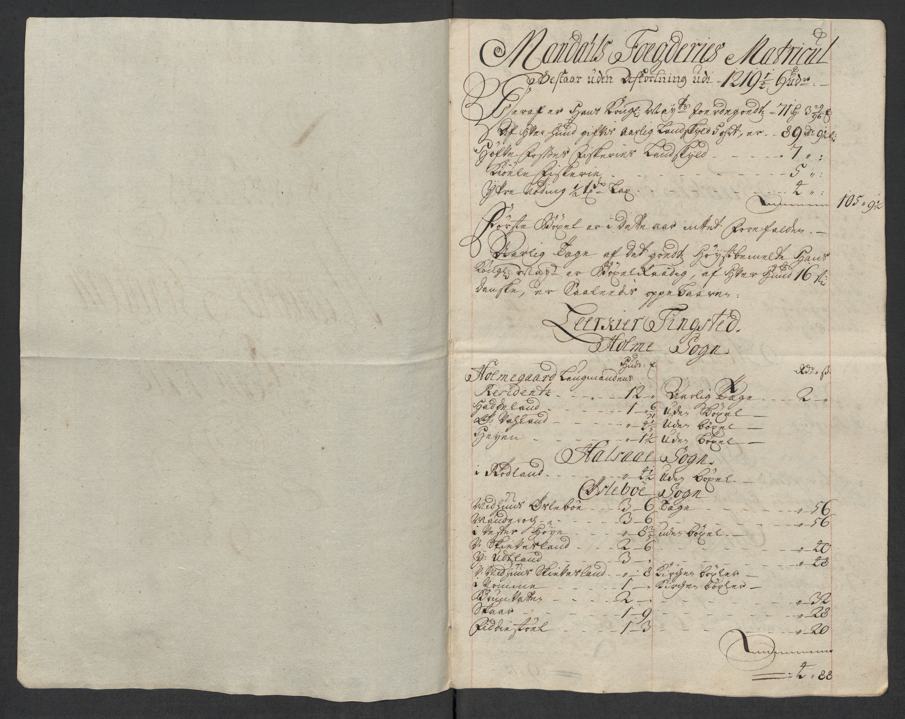 Rentekammeret inntil 1814, Reviderte regnskaper, Fogderegnskap, AV/RA-EA-4092/R43/L2563: Fogderegnskap Lista og Mandal, 1718, s. 48