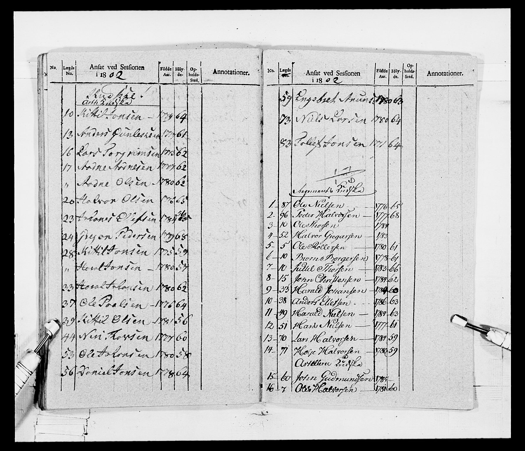 Generalitets- og kommissariatskollegiet, Det kongelige norske kommissariatskollegium, AV/RA-EA-5420/E/Eh/L0115: Telemarkske nasjonale infanteriregiment, 1802-1805, s. 672