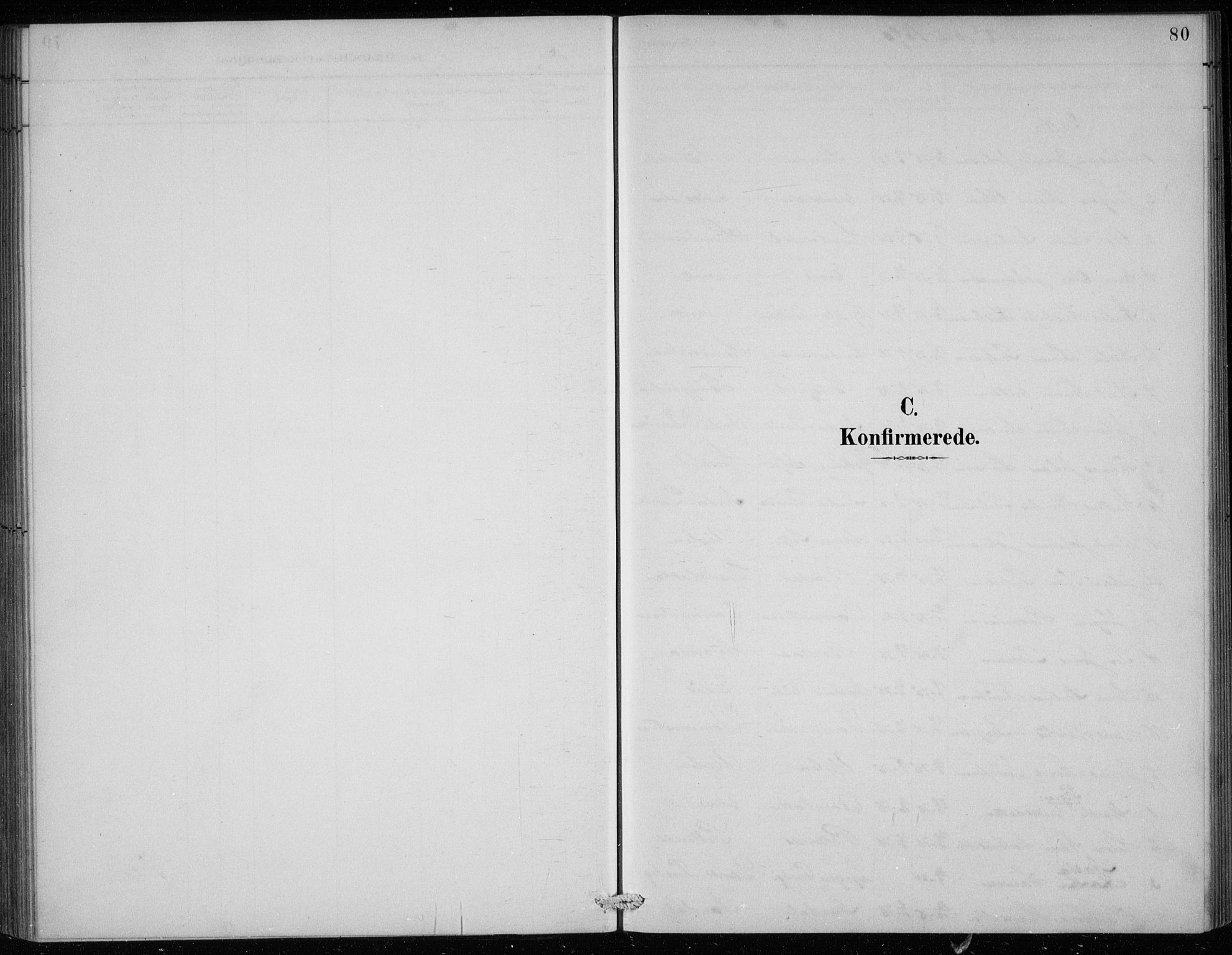 Davik sokneprestembete, SAB/A-79701/H/Hab/Haba/L0002: Klokkerbok nr. A 2, 1890-1911, s. 80