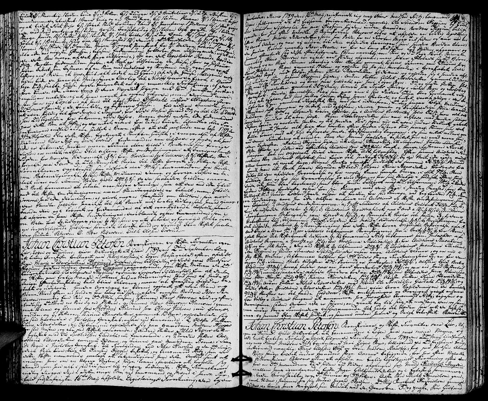 Lier, Røyken og Hurum sorenskriveri, AV/SAKO-A-89/H/Hc/L0007a: Skifteprotokoll, 1789-1799, s. 41b-42a
