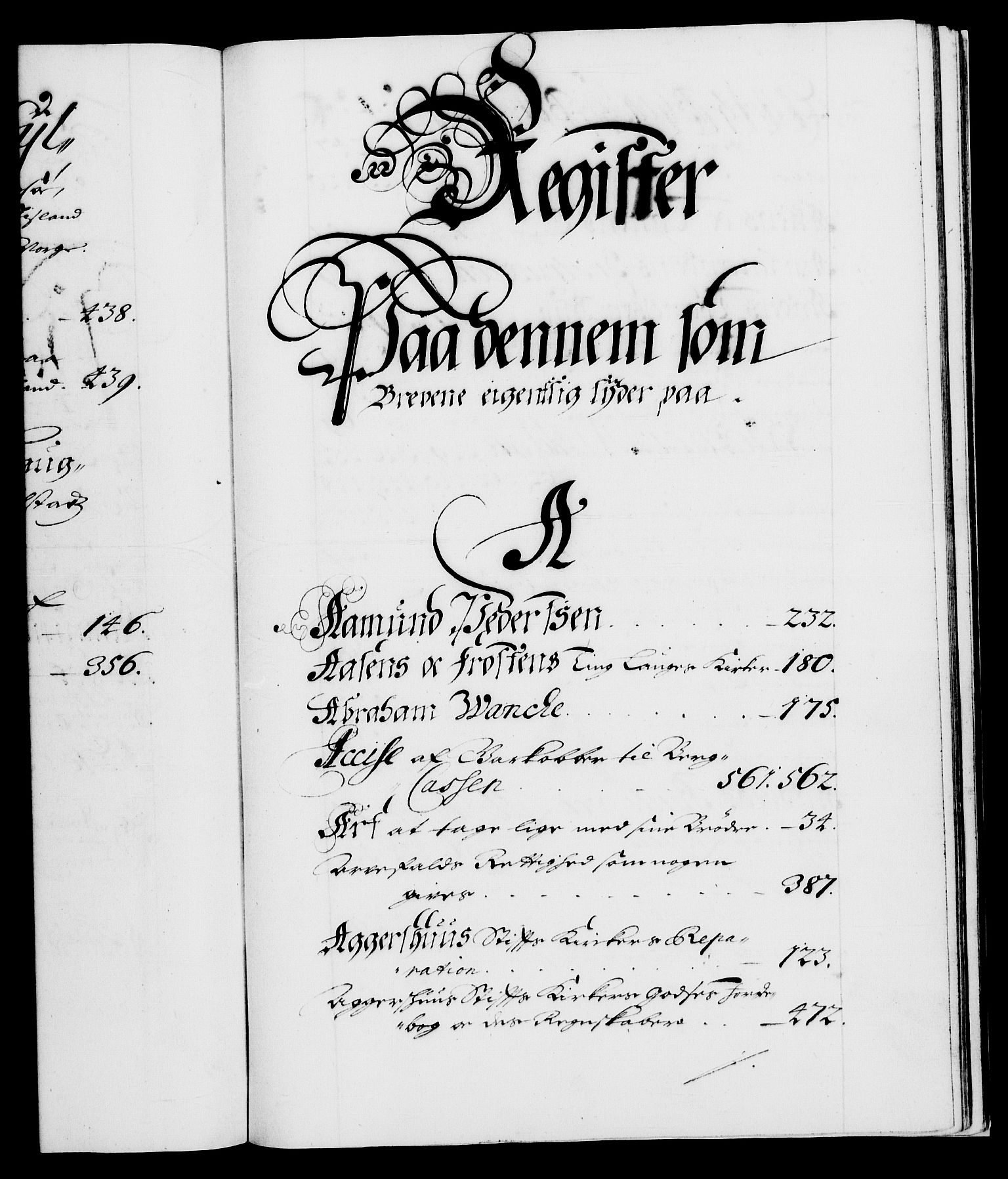 Danske Kanselli 1572-1799, RA/EA-3023/F/Fc/Fca/Fcab/L0013: Norske tegnelser (mikrofilm), 1684-1687