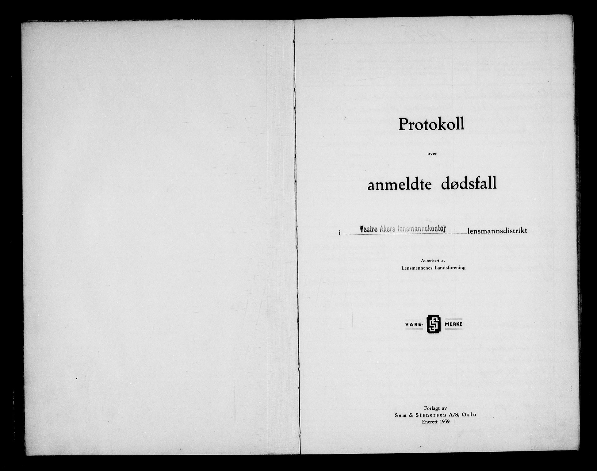 Aker kriminaldommer, skifte- og auksjonsforvalterembete, AV/SAO-A-10452/H/Hb/Hba/Hbab/L0009: Dødsfallsprotokoll for Vestre Aker, 1940-1942