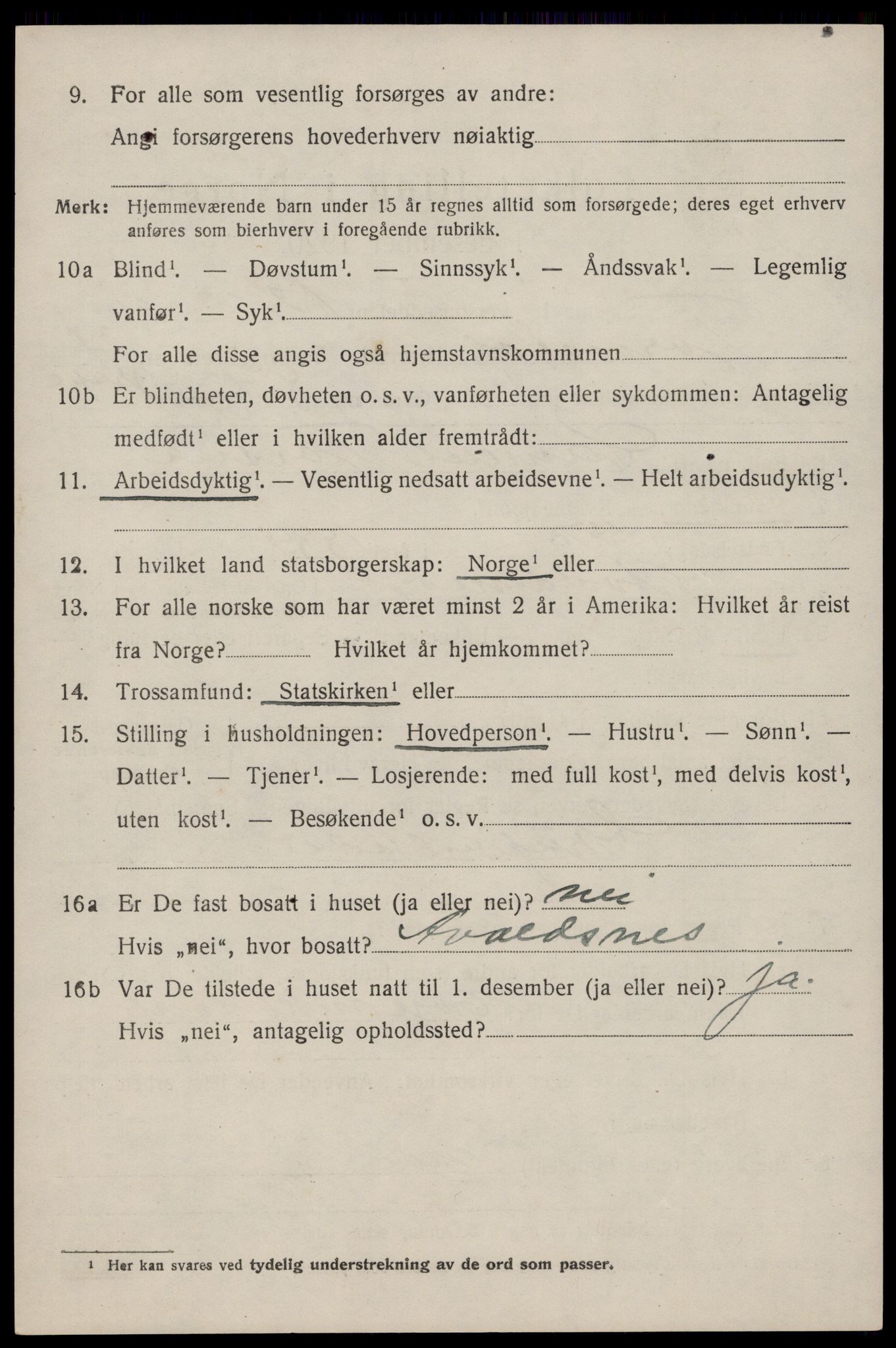 SAST, Folketelling 1920 for 1152 Torvastad herred, 1920, s. 5615