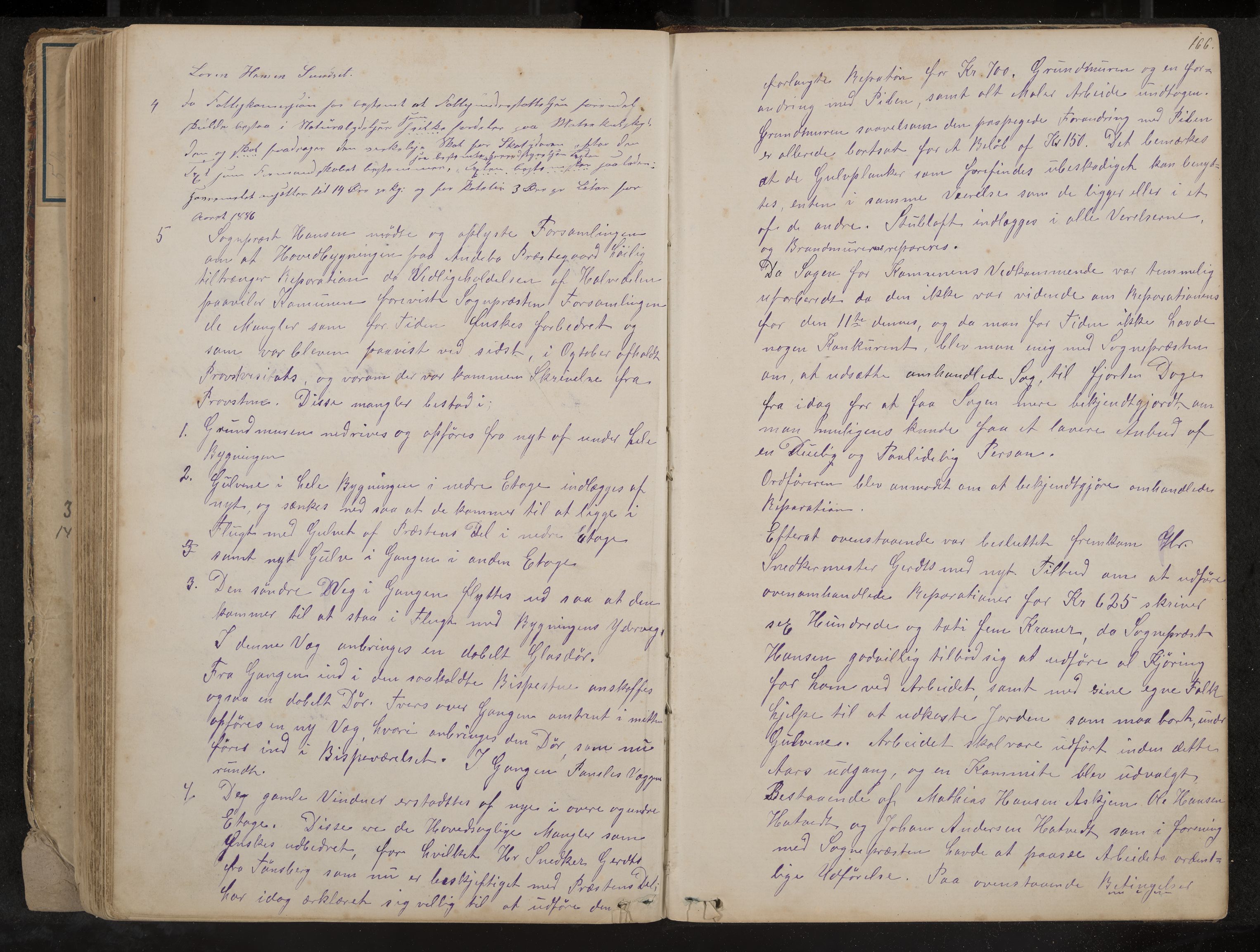 Andebu formannskap og sentraladministrasjon, IKAK/0719021-1/A/Aa/L0002: Møtebok med register, 1869-1891, s. 166