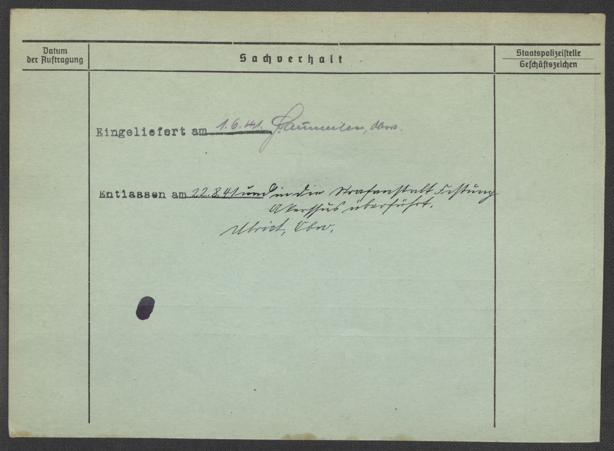 Befehlshaber der Sicherheitspolizei und des SD, AV/RA-RAFA-5969/E/Ea/Eaa/L0010: Register over norske fanger i Møllergata 19: Sø-Å, 1940-1945, s. 631