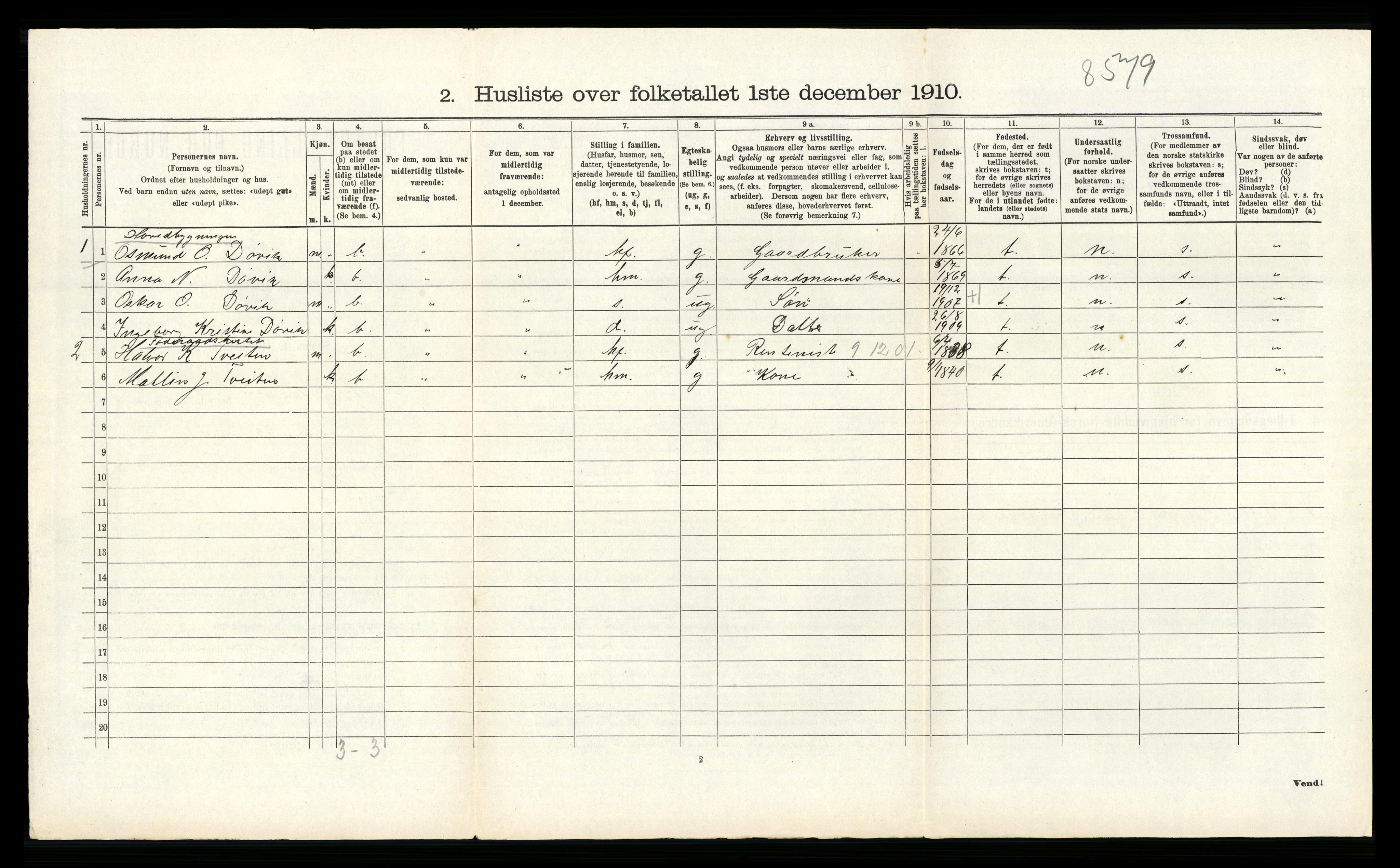 RA, Folketelling 1910 for 1133 Hjelmeland herred, 1910, s. 371