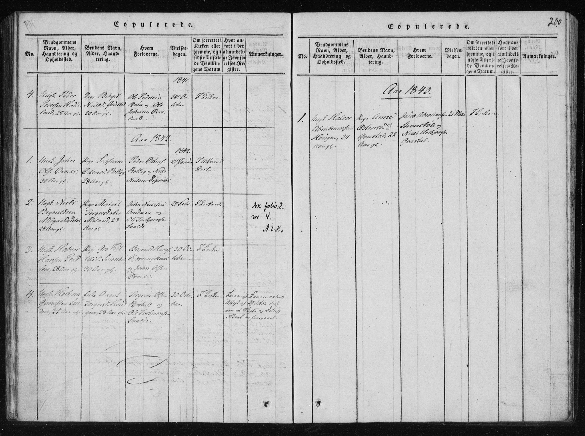 Tinn kirkebøker, AV/SAKO-A-308/F/Fb/L0001: Ministerialbok nr. II 1, 1815-1843, s. 200