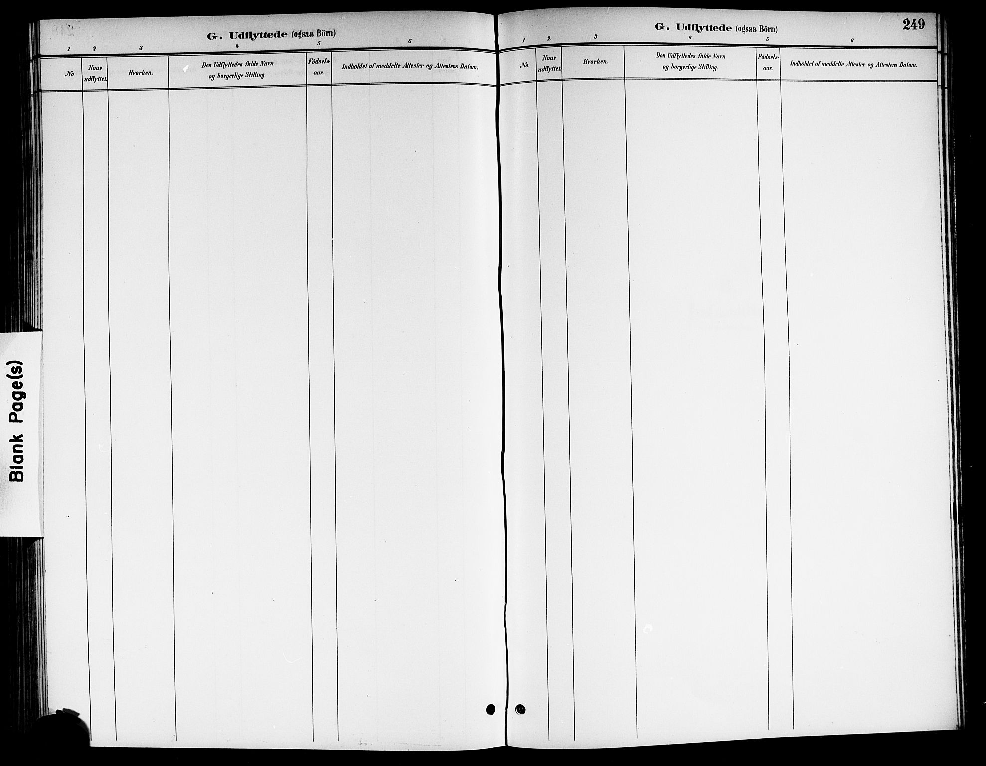 Nore kirkebøker, AV/SAKO-A-238/G/Gb/L0003: Klokkerbok nr. II 3, 1894-1923, s. 249