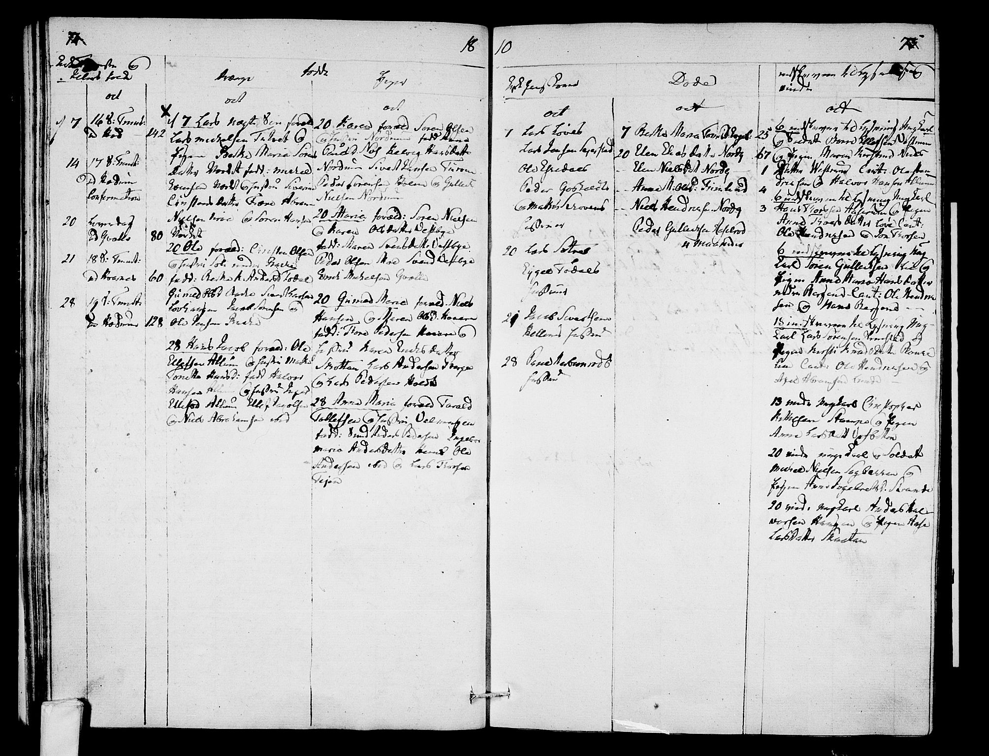 Hedrum kirkebøker, AV/SAKO-A-344/F/Fa/L0003: Ministerialbok nr. I 3, 1807-1816, s. 74-75