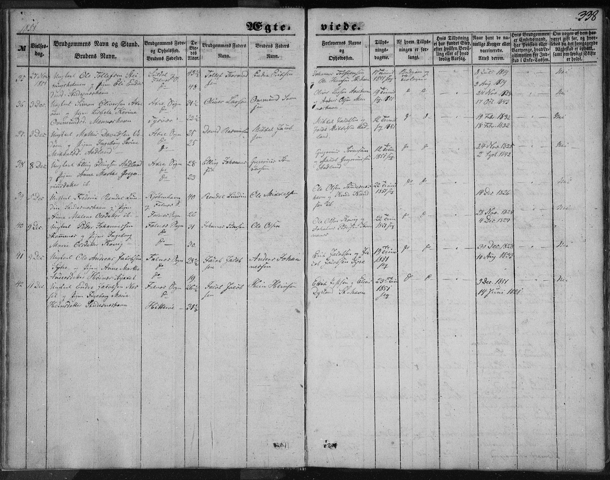 Skudenes sokneprestkontor, AV/SAST-A -101849/H/Ha/Haa/L0005: Ministerialbok nr. A 3.2, 1847-1863, s. 338