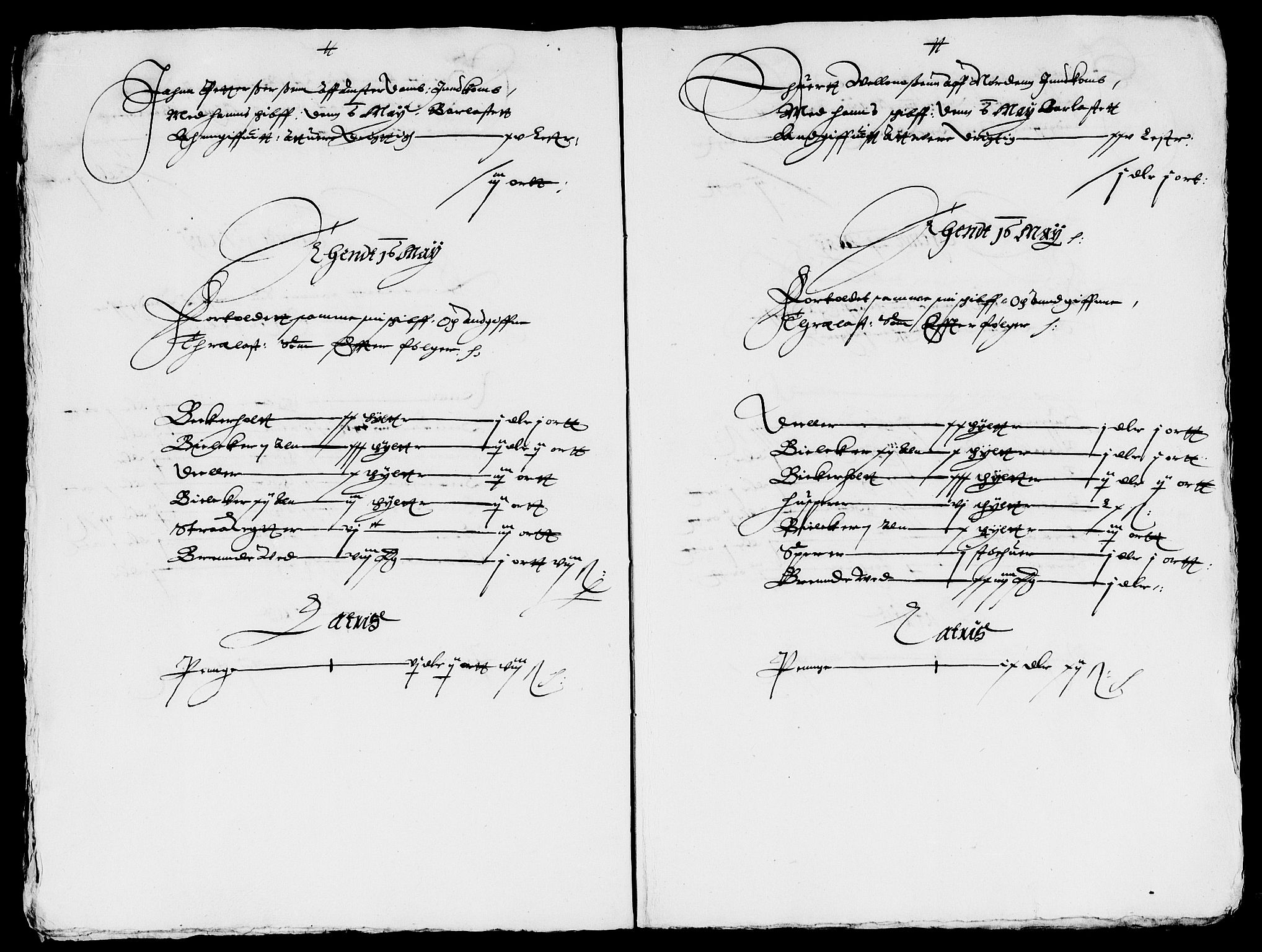 Rentekammeret inntil 1814, Reviderte regnskaper, Lensregnskaper, RA/EA-5023/R/Rb/Rbi/L0001: Mørk sager på Hurum og toll av Follo og Bragernes, 1624-1630