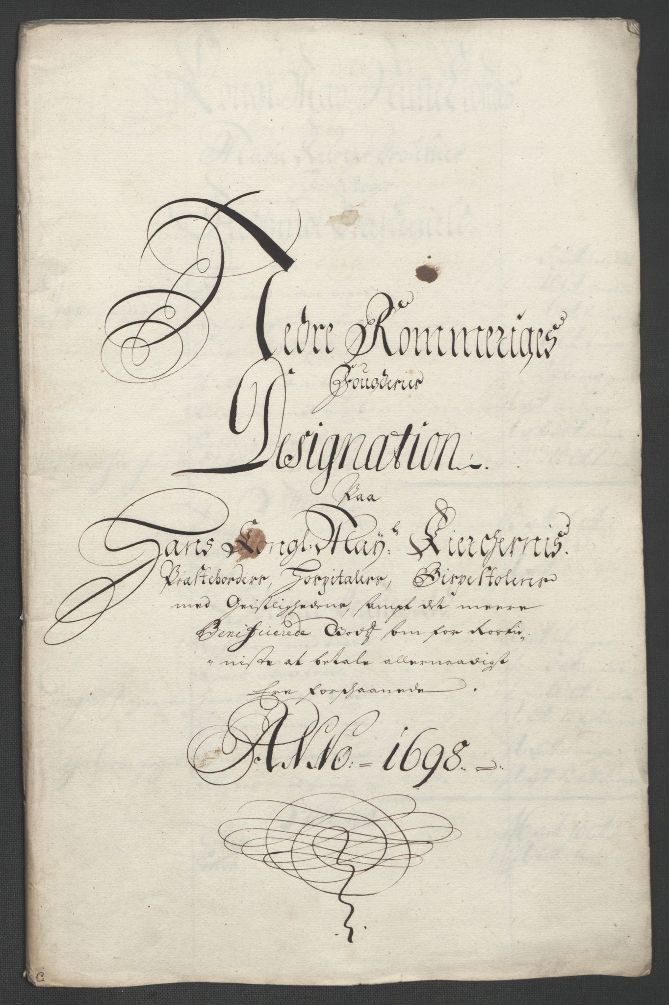 Rentekammeret inntil 1814, Reviderte regnskaper, Fogderegnskap, RA/EA-4092/R11/L0581: Fogderegnskap Nedre Romerike, 1698, s. 195