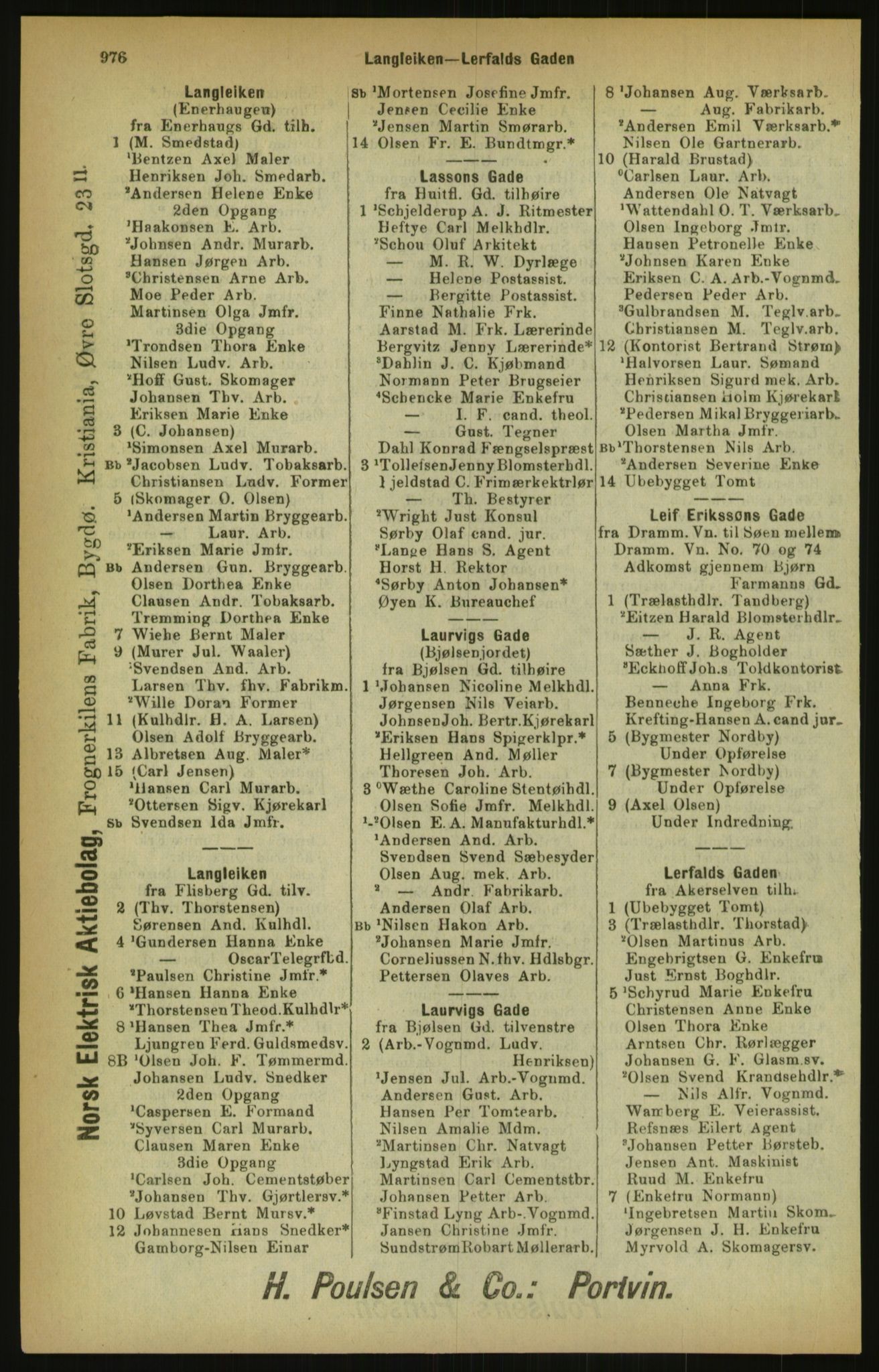 Kristiania/Oslo adressebok, PUBL/-, 1900, s. 976