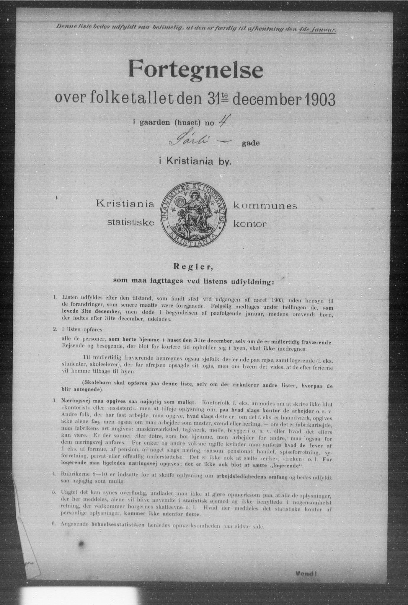 OBA, Kommunal folketelling 31.12.1903 for Kristiania kjøpstad, 1903, s. 20661