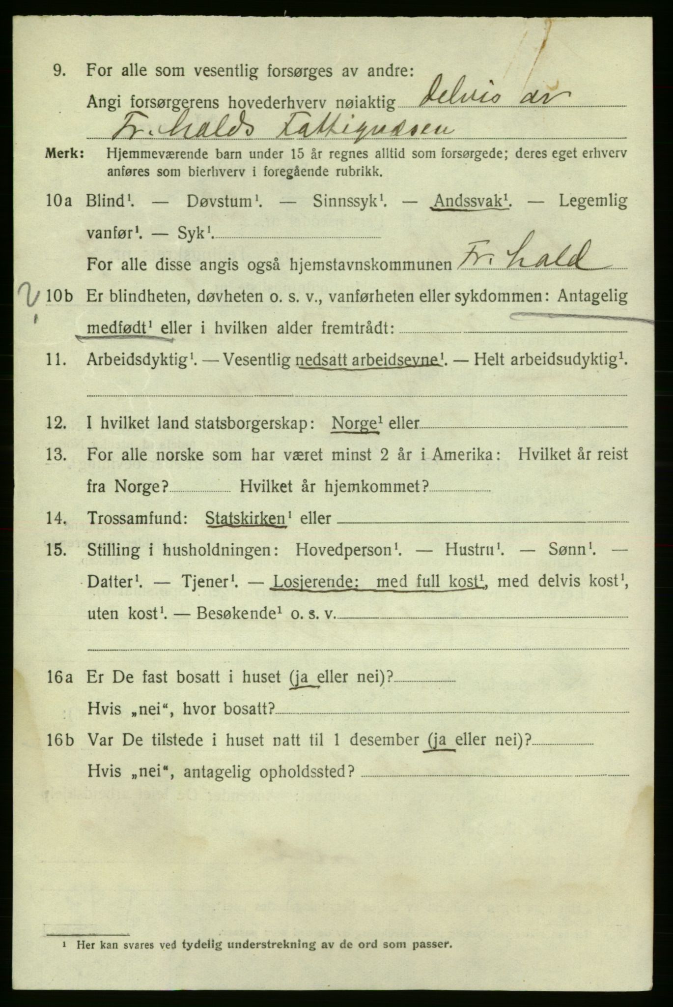 SAO, Folketelling 1920 for 0101 Fredrikshald kjøpstad, 1920, s. 14385