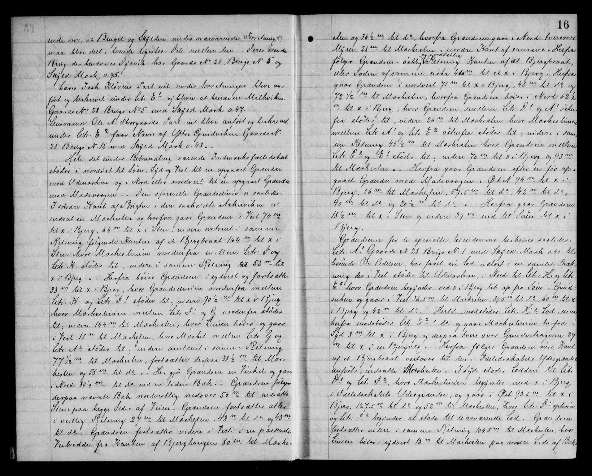 Fosen sorenskriveri, AV/SAT-A-1107/1/2/2C/L0039: Pantebok nr. 30, 1905-1906, s. 16