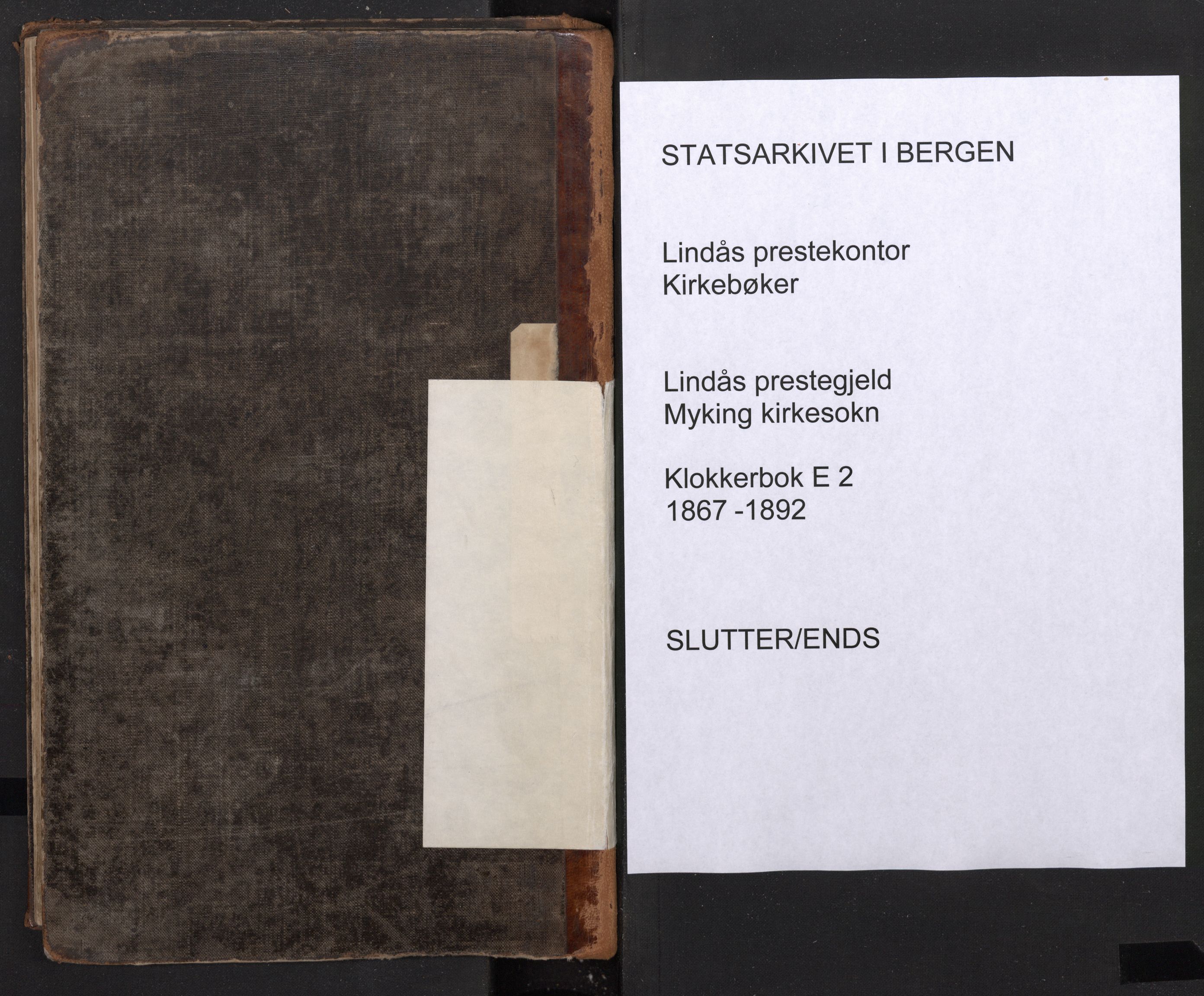 Lindås Sokneprestembete, SAB/A-76701/H/Hab: Klokkerbok nr. E 2, 1867-1892, s. 141b-142a