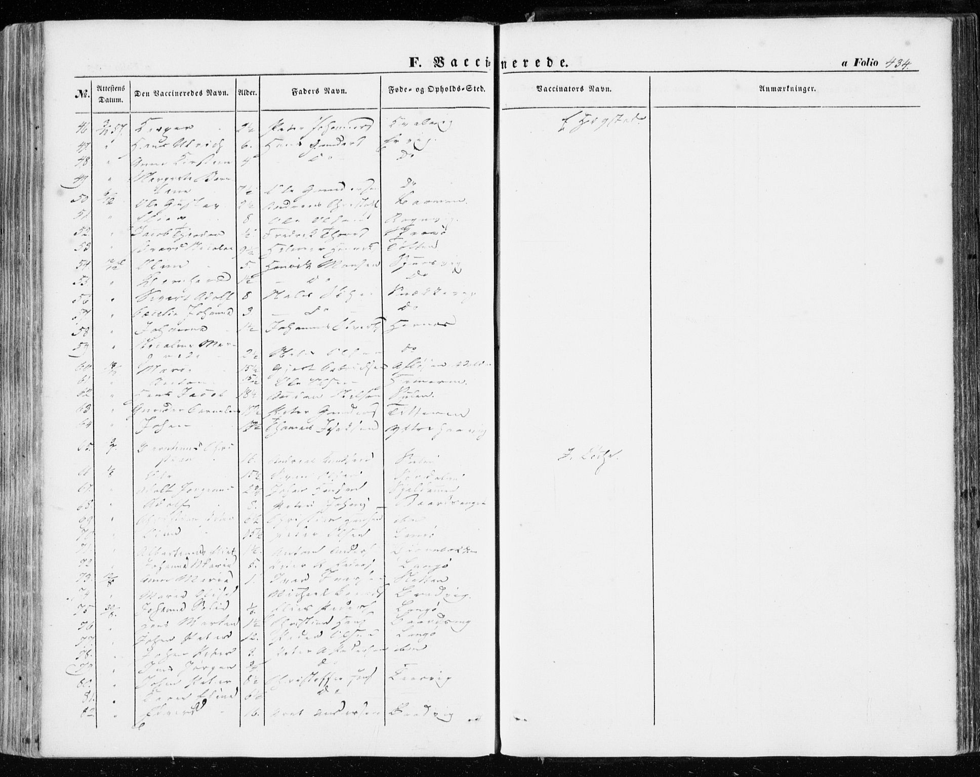 Ministerialprotokoller, klokkerbøker og fødselsregistre - Sør-Trøndelag, SAT/A-1456/634/L0530: Ministerialbok nr. 634A06, 1852-1860, s. 434