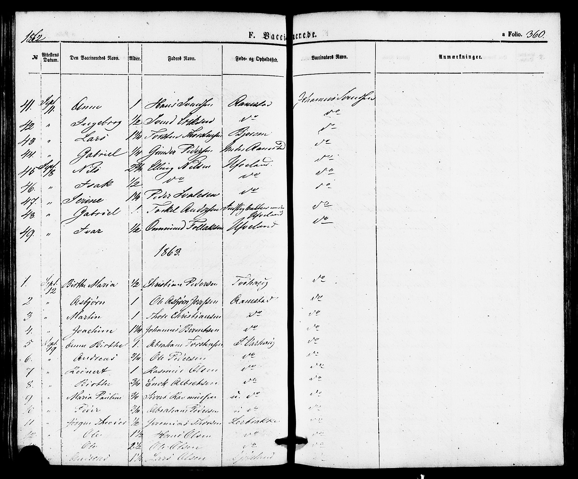Hå sokneprestkontor, SAST/A-101801/001/30BA/L0009: Ministerialbok nr. A 8, 1855-1878, s. 360