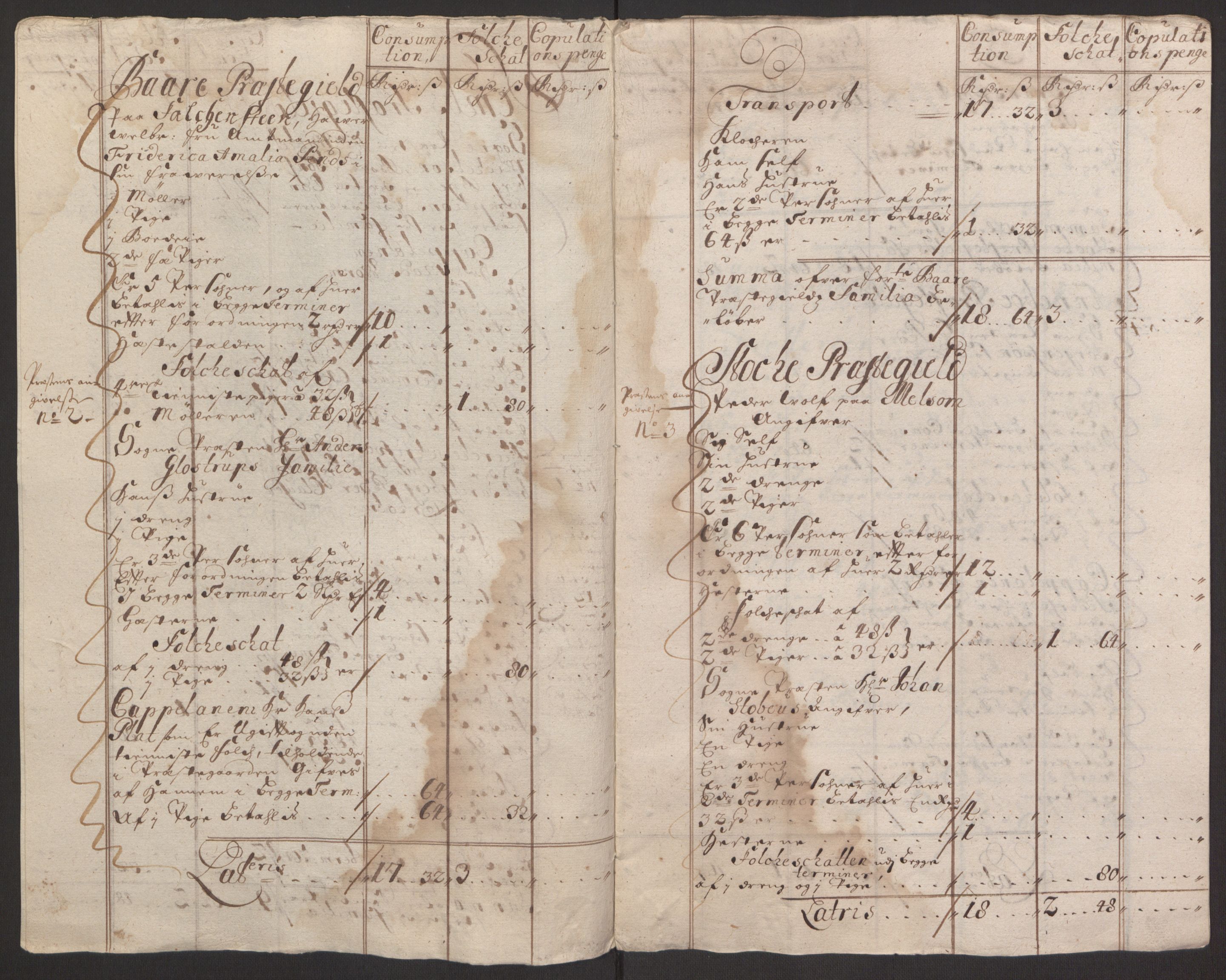 Rentekammeret inntil 1814, Reviderte regnskaper, Fogderegnskap, RA/EA-4092/R32/L1867: Fogderegnskap Jarlsberg grevskap, 1694-1696, s. 277