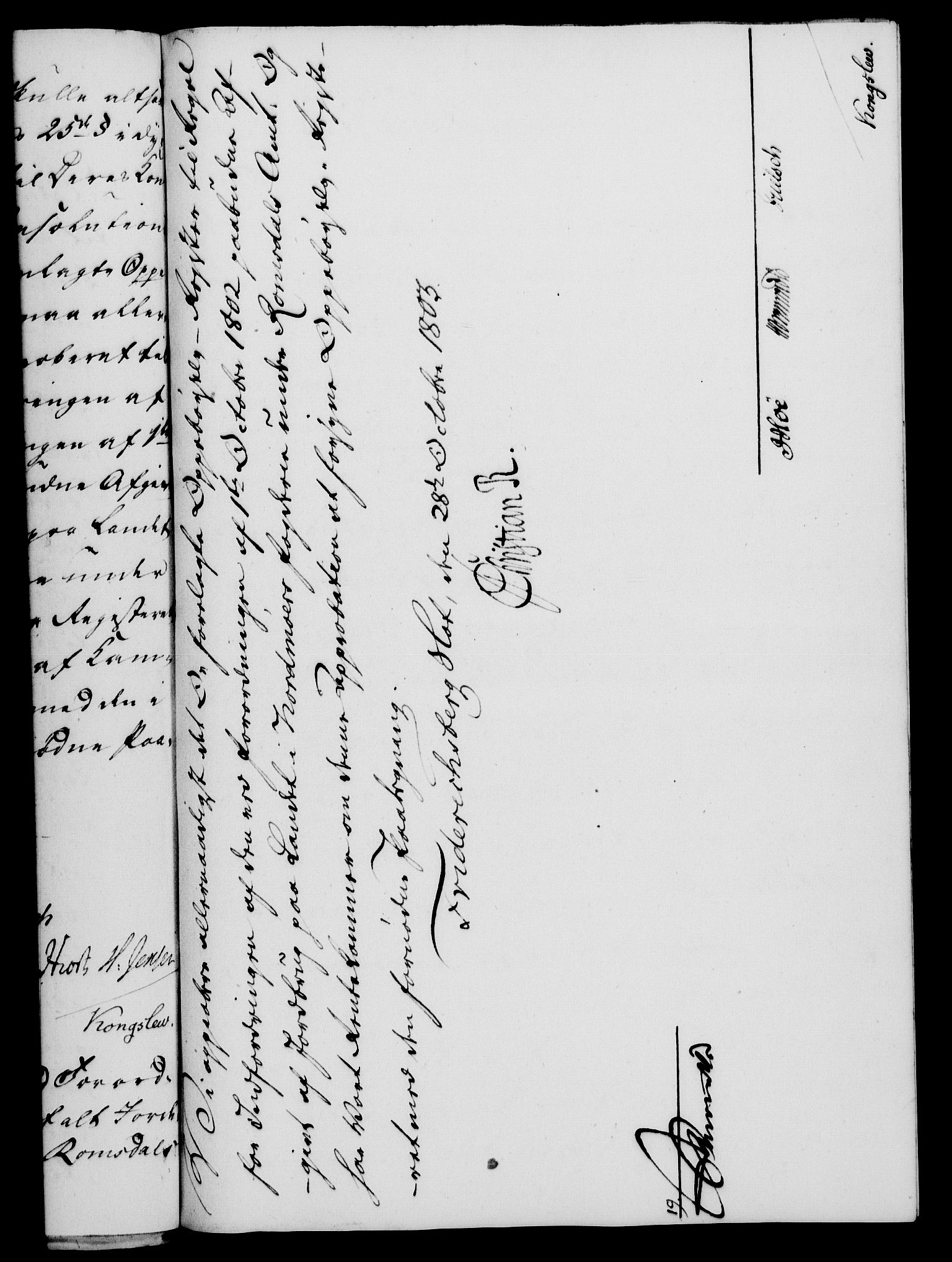 Rentekammeret, Kammerkanselliet, RA/EA-3111/G/Gf/Gfa/L0085: Norsk relasjons- og resolusjonsprotokoll (merket RK 52.85), 1803, s. 865