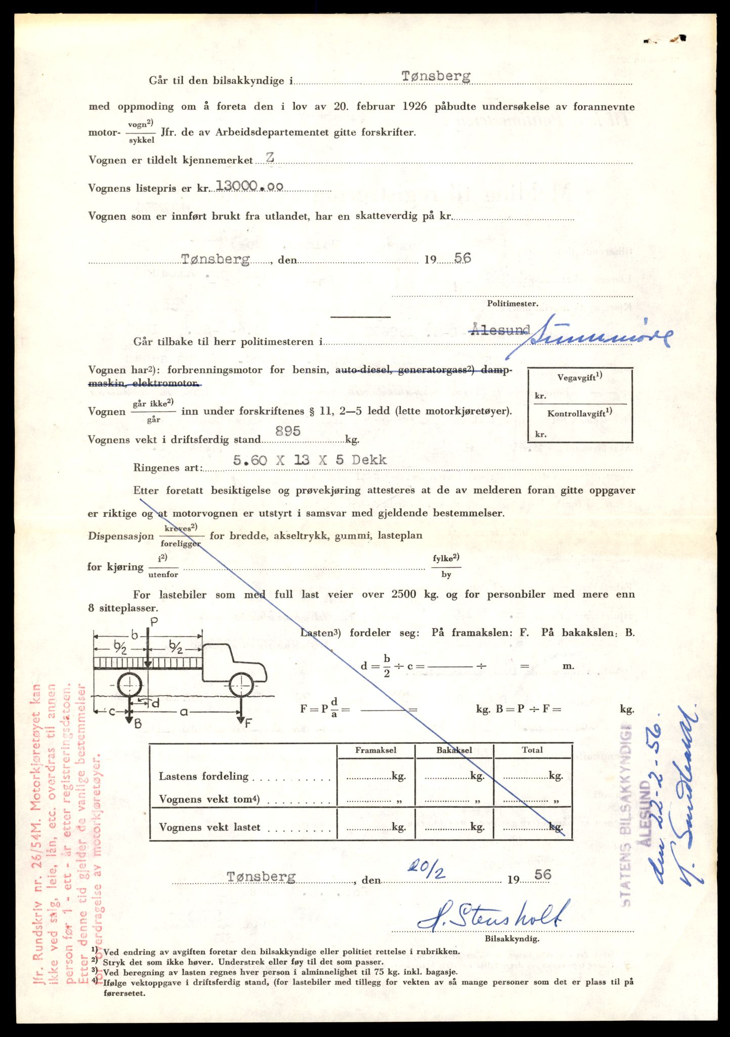 Møre og Romsdal vegkontor - Ålesund trafikkstasjon, AV/SAT-A-4099/F/Fe/L0049: Registreringskort for kjøretøy T 14864 - T 18613, 1927-1998, s. 2914