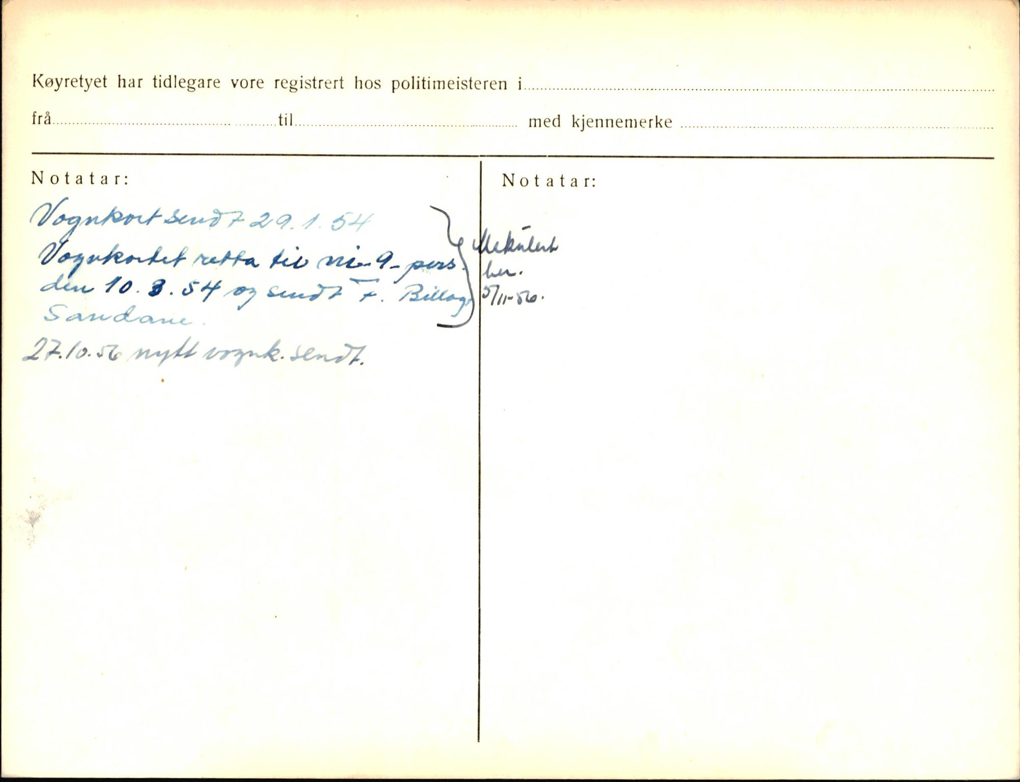 Statens vegvesen, Sogn og Fjordane vegkontor, AV/SAB-A-5301/4/F/L0004: Registerkort utmeldte Fjordane S2500-2700, S7200-7899, 1930-1961, s. 142