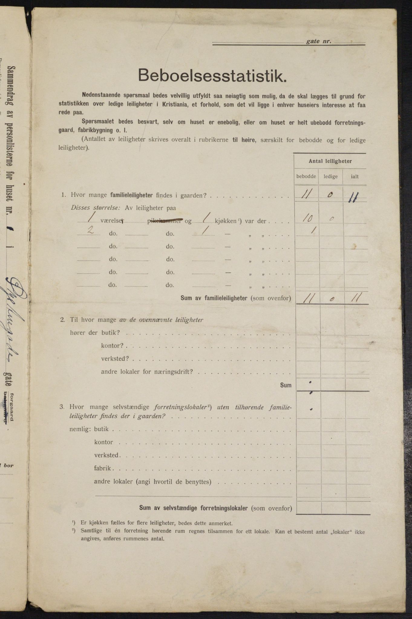 OBA, Kommunal folketelling 1.2.1912 for Kristiania, 1912, s. 130289