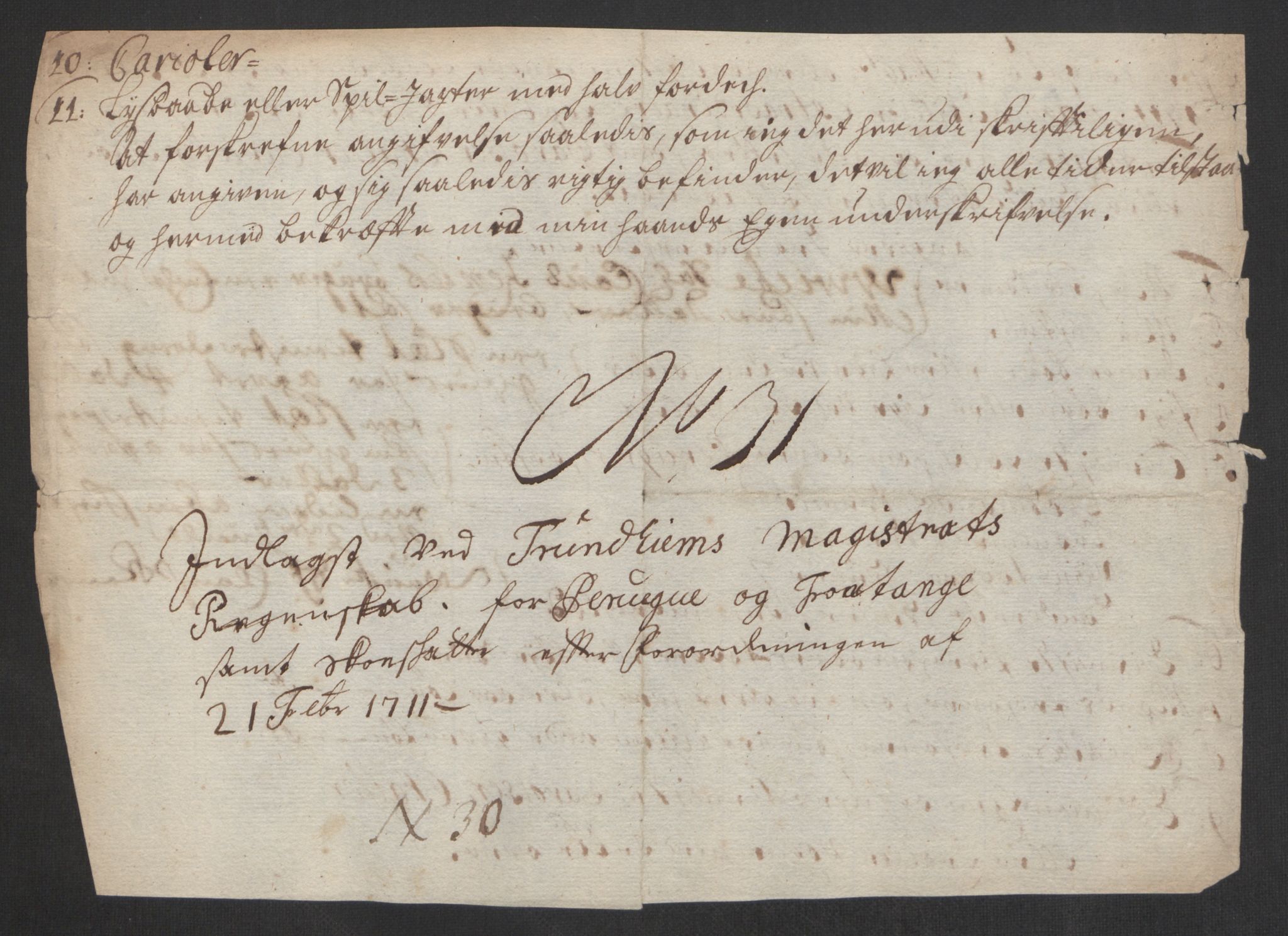 Rentekammeret inntil 1814, Reviderte regnskaper, Byregnskaper, AV/RA-EA-4066/R/Rs/L0507: [S3] Kontribusjonsregnskap, 1699-1711, s. 548