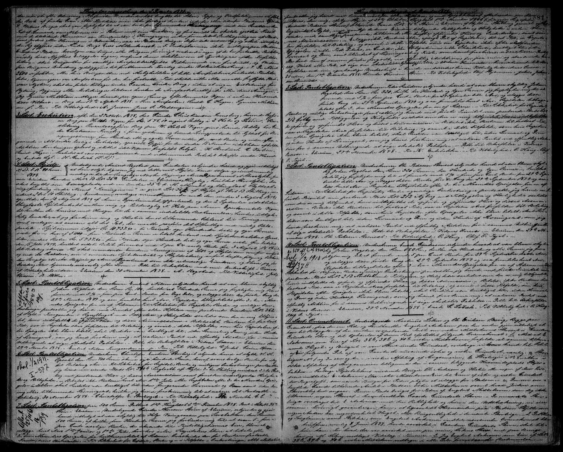 Sør-Østerdal sorenskriveri, SAH/TING-018/H/Hb/Hba/L0014/0002: Pantebok nr. 14b, 1876-1879, s. 581