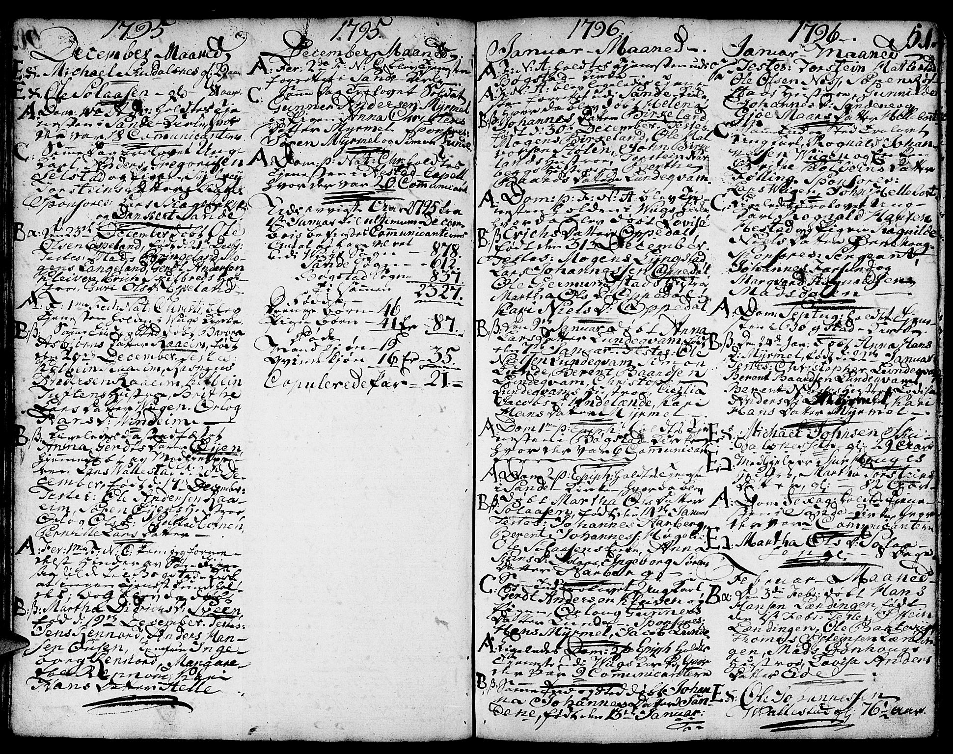 Gaular sokneprestembete, AV/SAB-A-80001/H/Haa: Ministerialbok nr. A 2, 1785-1821, s. 51