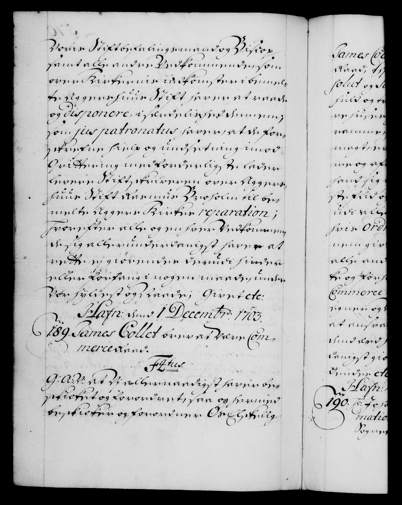 Danske Kanselli 1572-1799, RA/EA-3023/F/Fc/Fca/Fcaa/L0018: Norske registre, 1699-1703, s. 570b