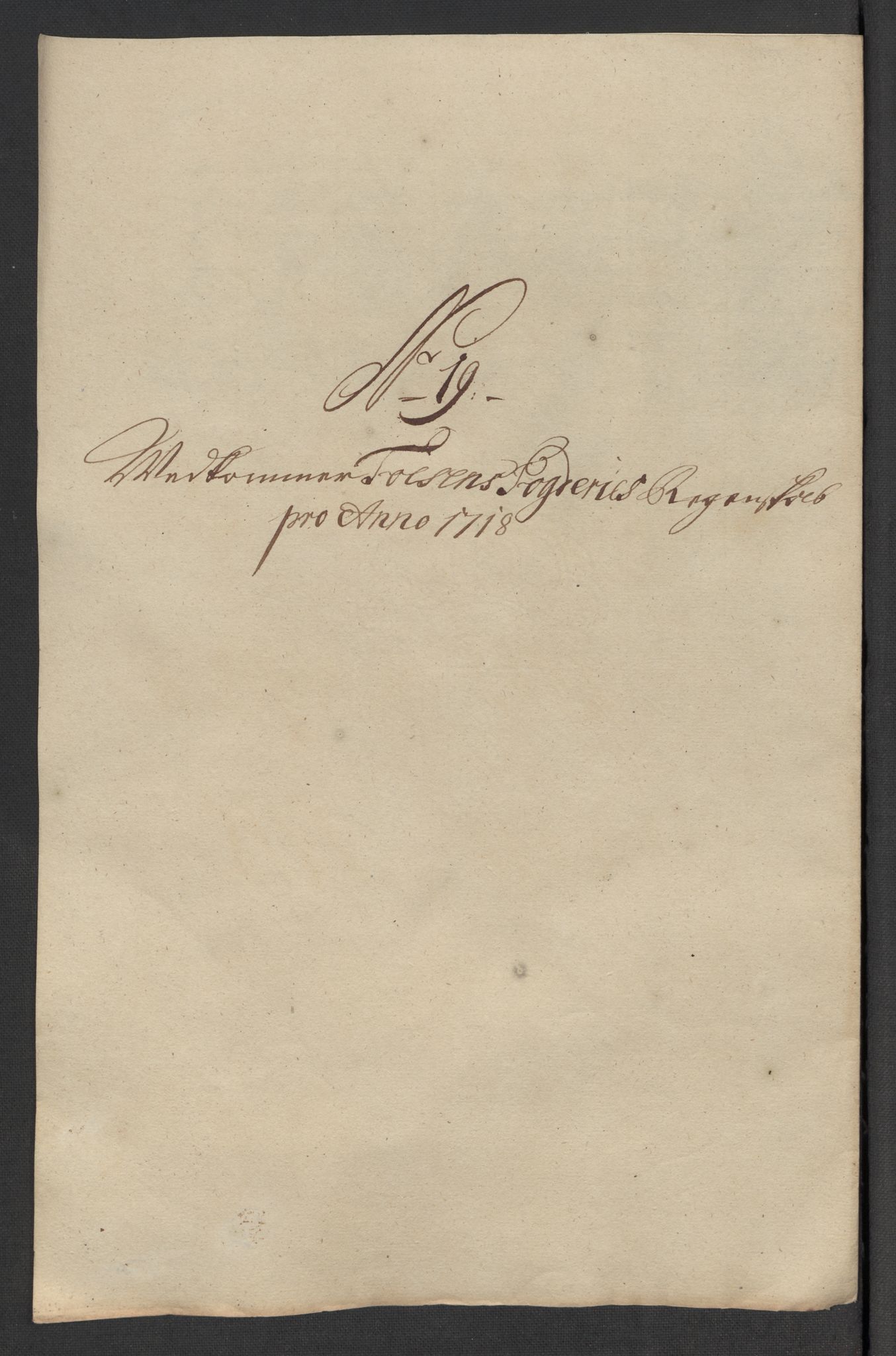 Rentekammeret inntil 1814, Reviderte regnskaper, Fogderegnskap, AV/RA-EA-4092/R57/L3866: Fogderegnskap Fosen, 1718, s. 149