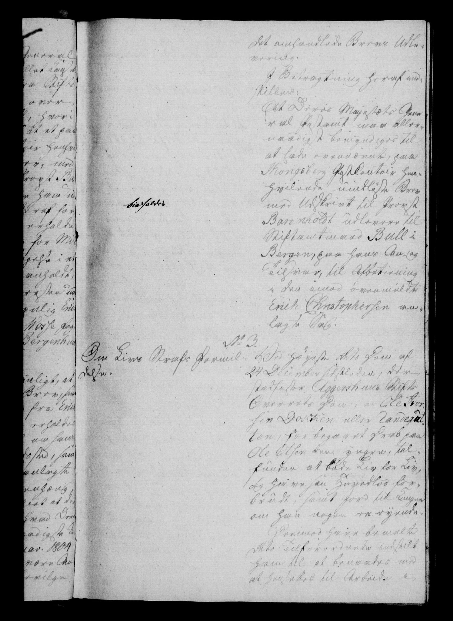 Danske Kanselli 1800-1814, AV/RA-EA-3024/H/Hf/Hfa/Hfaa/L0006: Ekstrakt av forestillinger, 1805