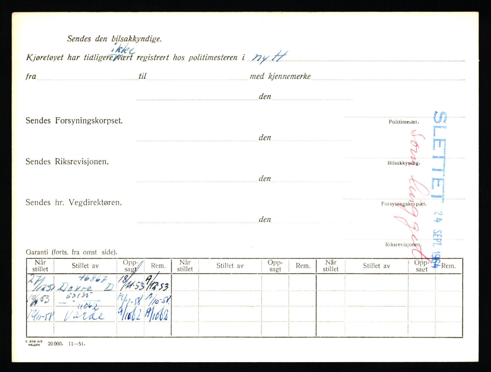 Stavanger trafikkstasjon, AV/SAST-A-101942/0/F/L0024: L-13000 - L-13499, 1930-1971, s. 1296